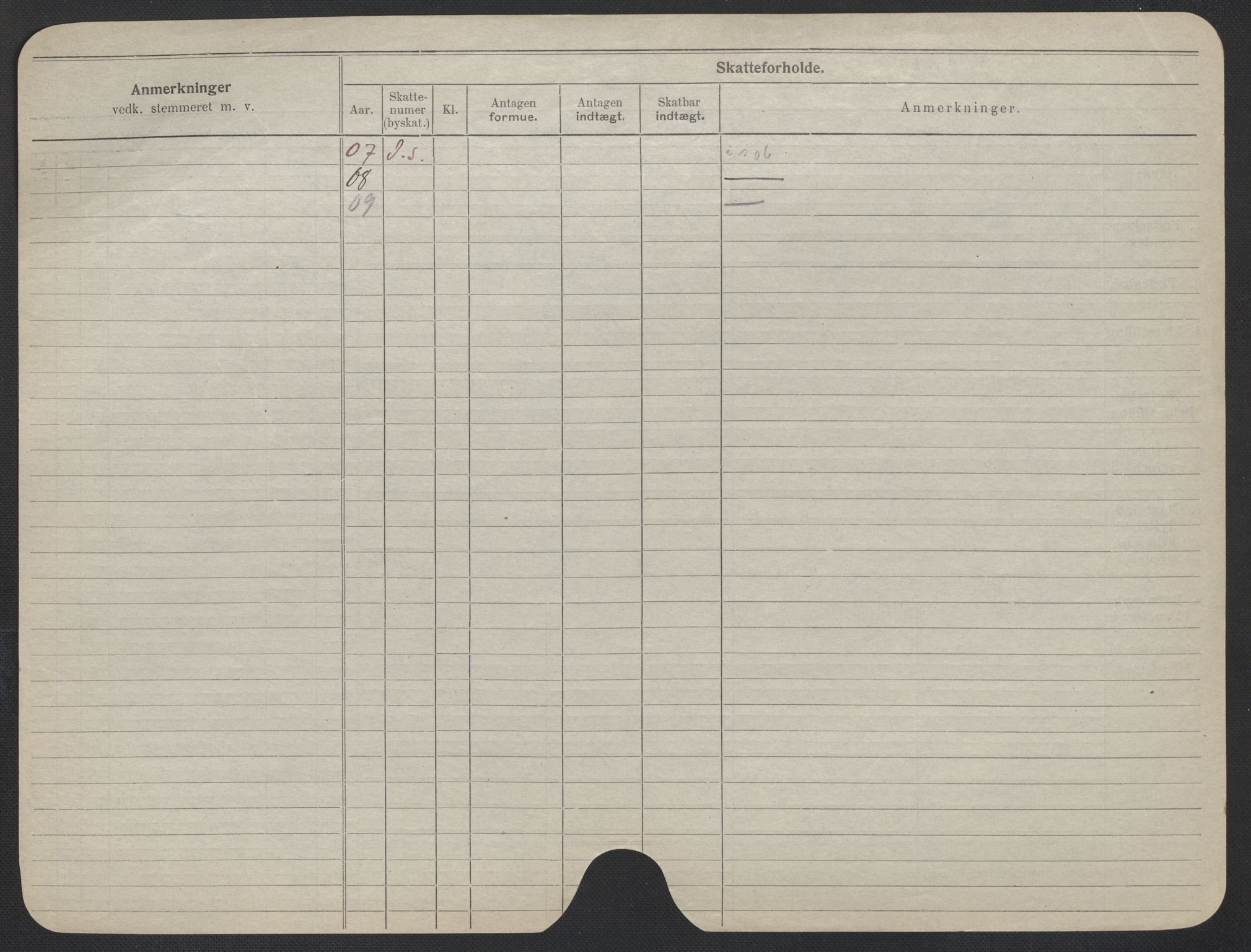 Oslo folkeregister, Registerkort, AV/SAO-A-11715/F/Fa/Fac/L0019: Kvinner, 1906-1914, p. 156b