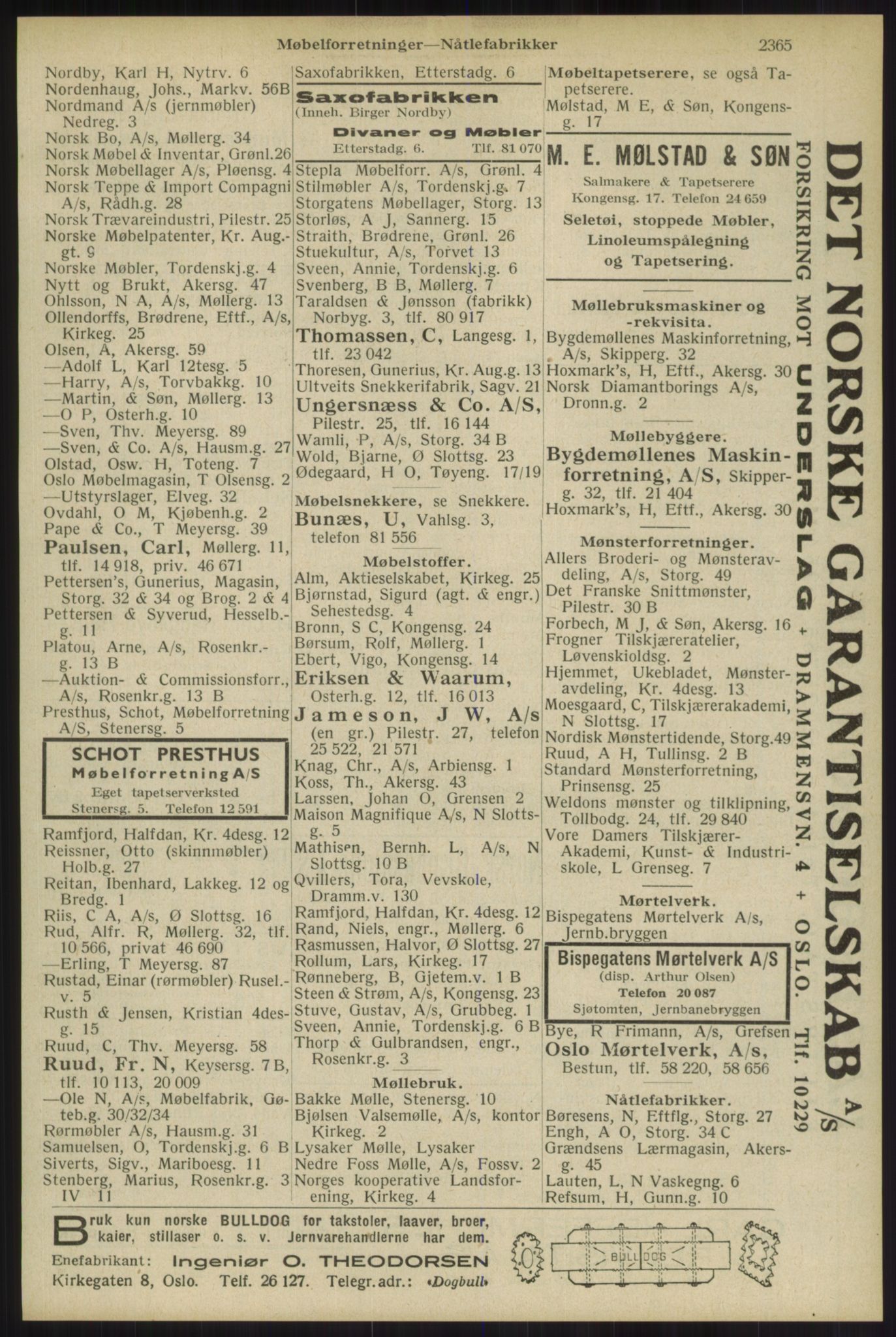 Kristiania/Oslo adressebok, PUBL/-, 1934, p. 2365