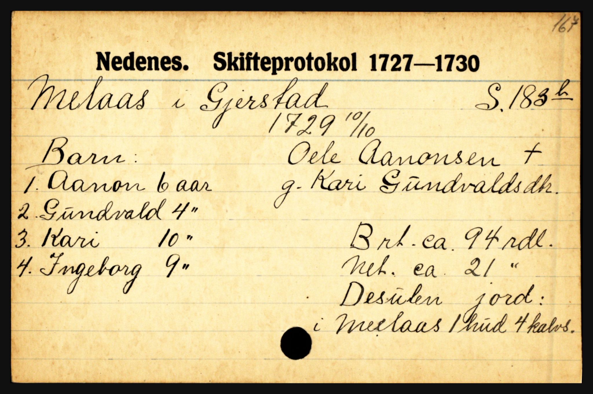 Nedenes sorenskriveri før 1824, AV/SAK-1221-0007/H, p. 19449