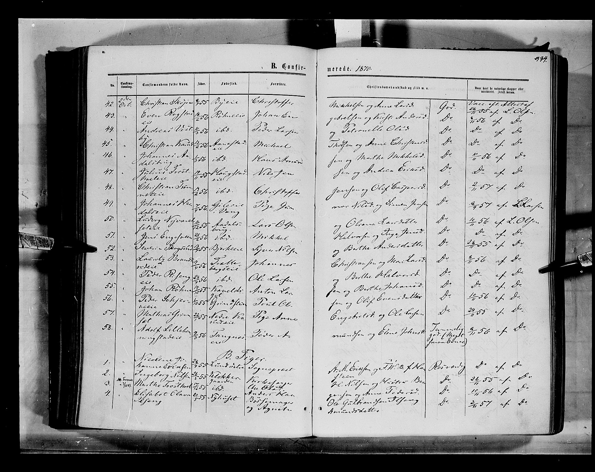 Løten prestekontor, AV/SAH-PREST-022/K/Ka/L0008: Parish register (official) no. 8, 1860-1877, p. 334