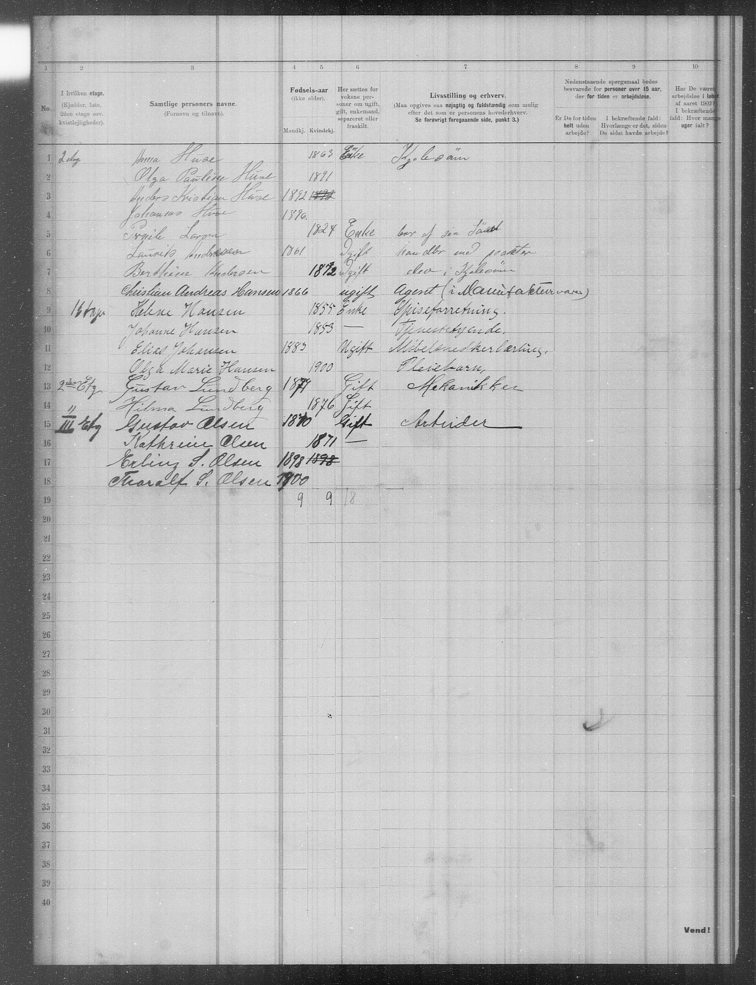 OBA, Municipal Census 1902 for Kristiania, 1902, p. 13149