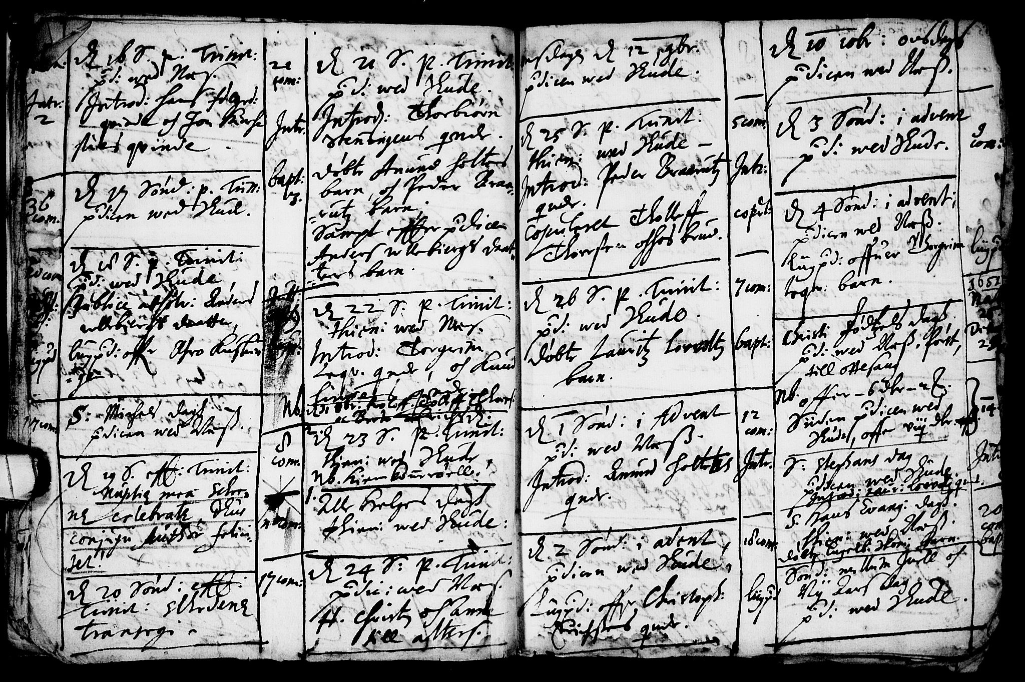 Sauherad kirkebøker, AV/SAKO-A-298/F/Fa/L0001: Parish register (official) no. I 1, 1649-1681