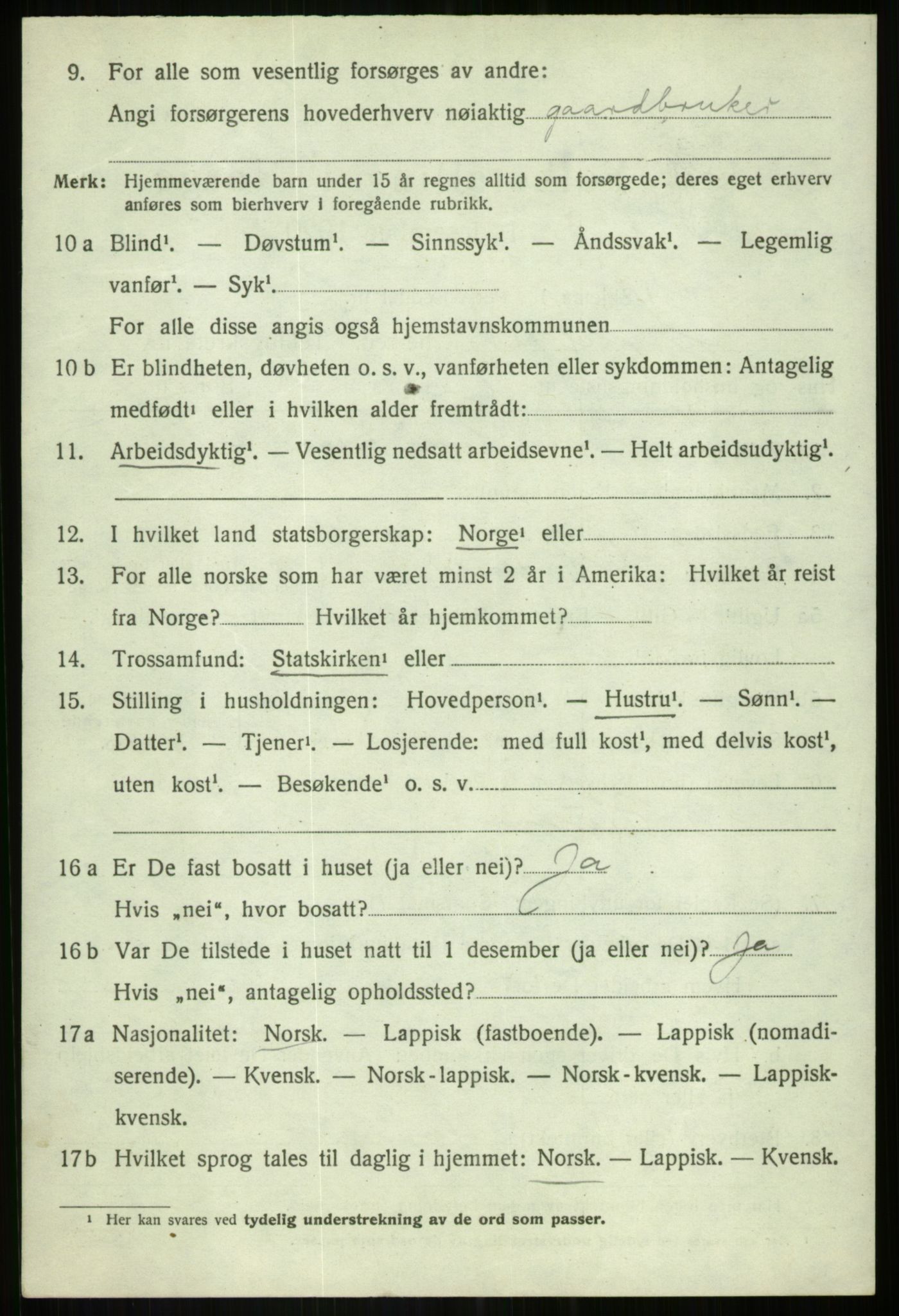 SATØ, 1920 census for Målselv, 1920, p. 5278