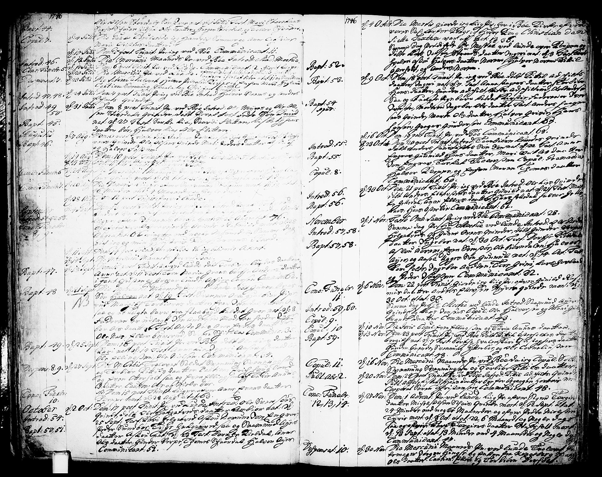 Bø kirkebøker, SAKO/A-257/F/Fa/L0003: Parish register (official) no. 3, 1733-1748, p. 35