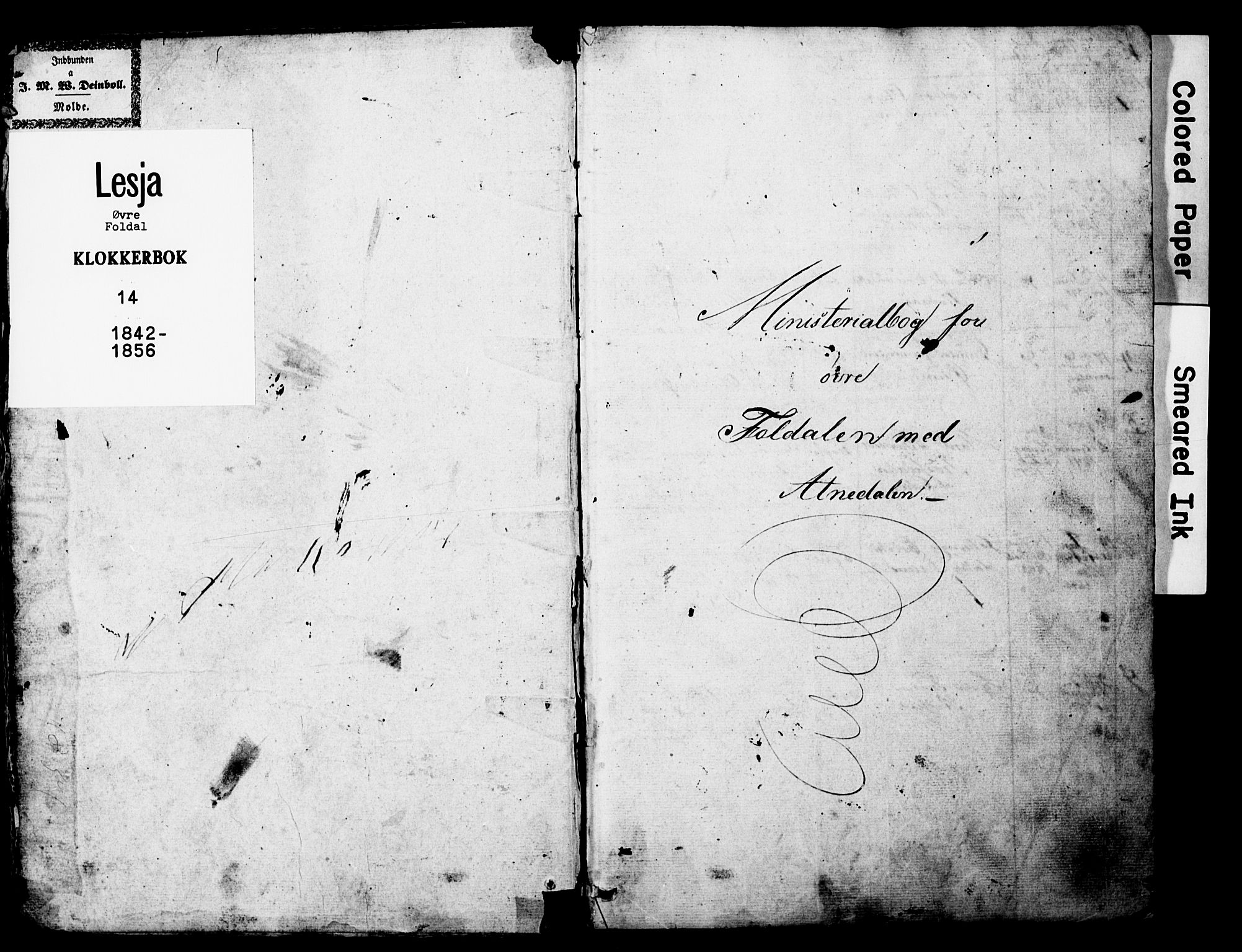 Lesja prestekontor, SAH/PREST-068/H/Ha/Hab/L0014: Parish register (copy) no. 14, 1842-1856