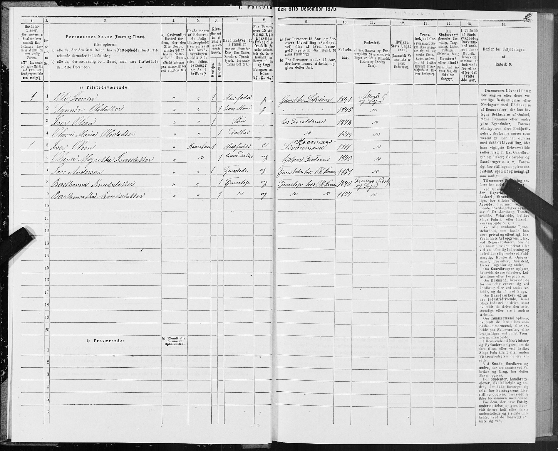 SAT, 1875 census for 1545P Aukra, 1875, p. 3002