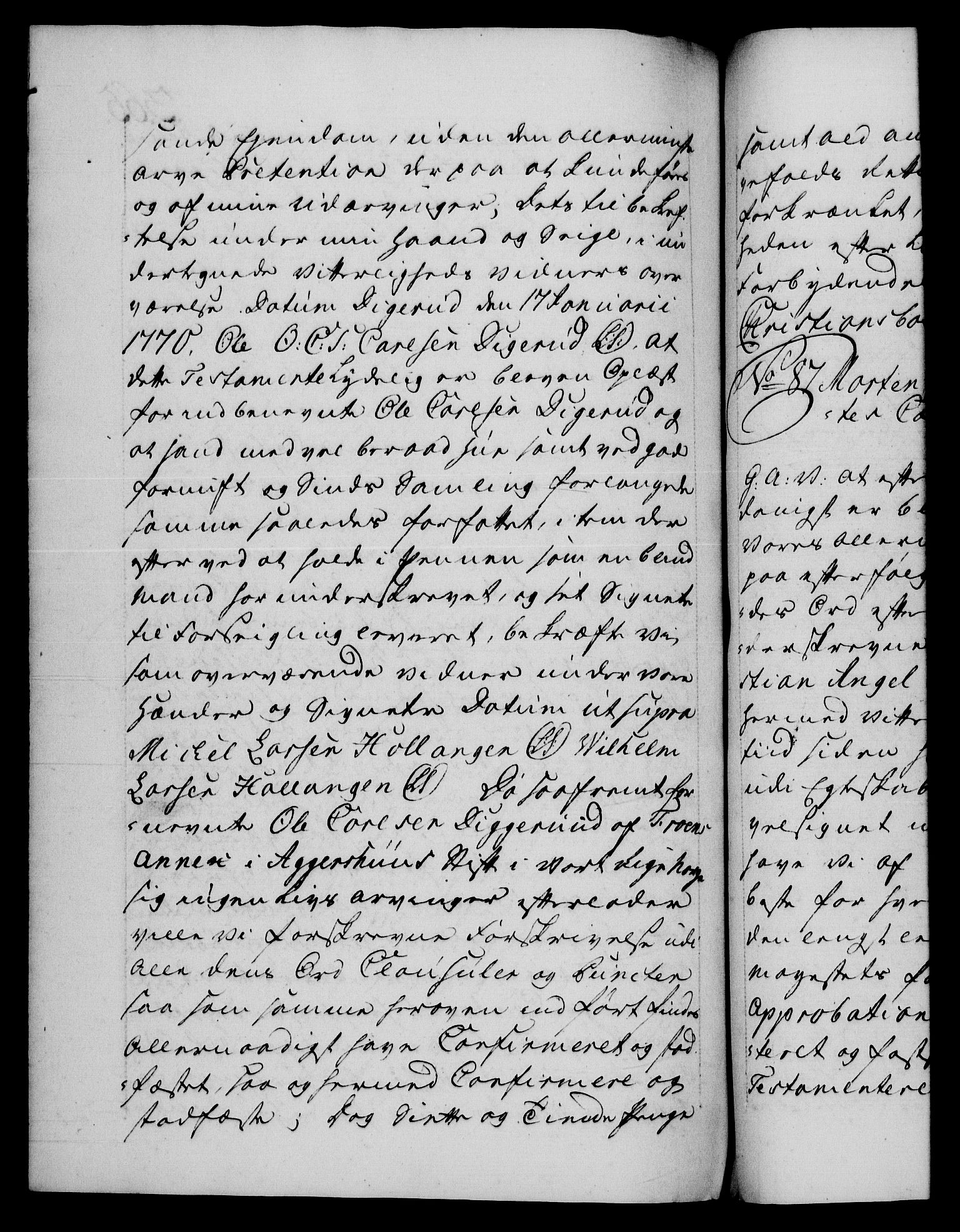 Danske Kanselli 1572-1799, AV/RA-EA-3023/F/Fc/Fca/Fcaa/L0044: Norske registre, 1769-1771, p. 365b