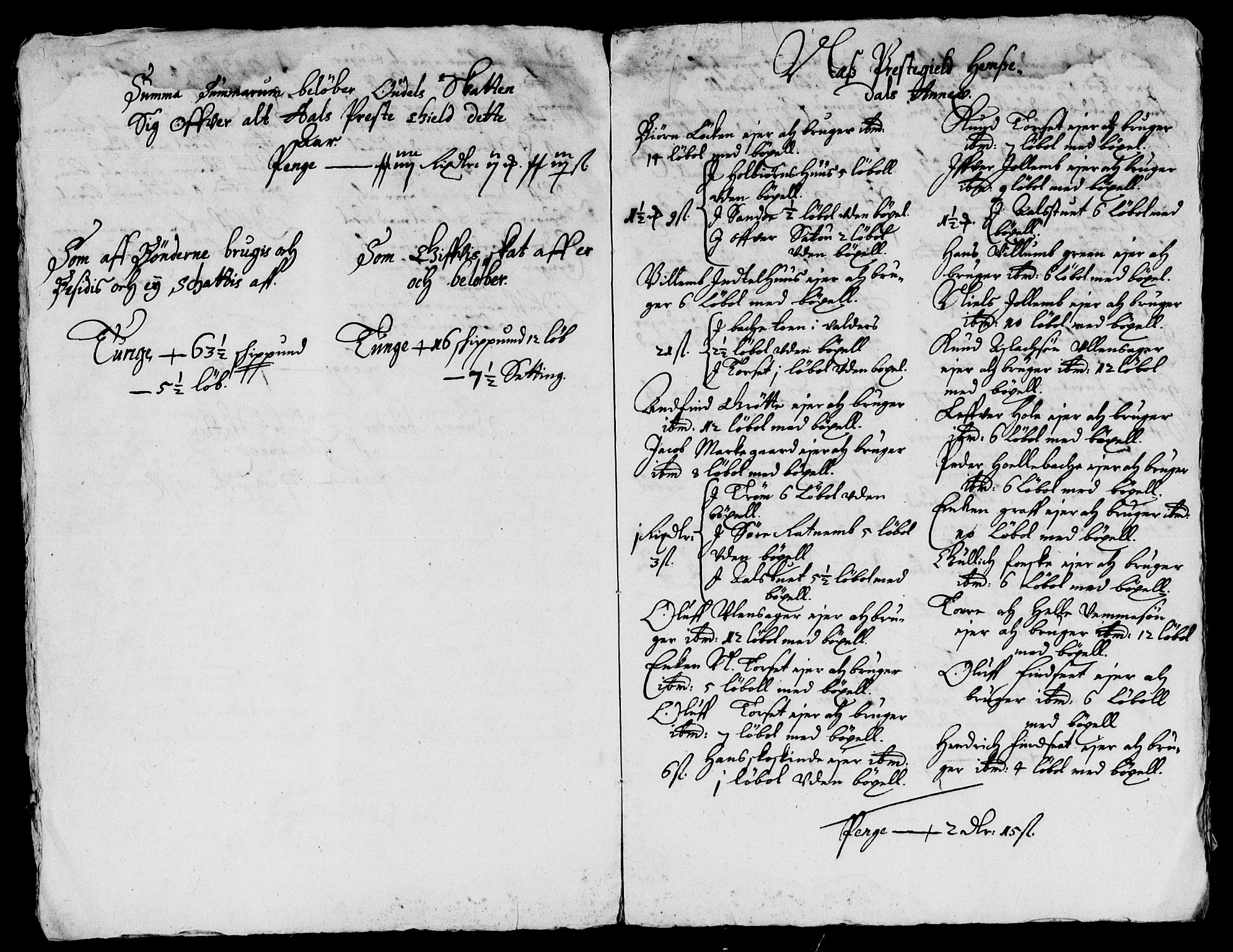 Rentekammeret inntil 1814, Reviderte regnskaper, Lensregnskaper, AV/RA-EA-5023/R/Rb/Rba/L0238: Akershus len, 1656-1657