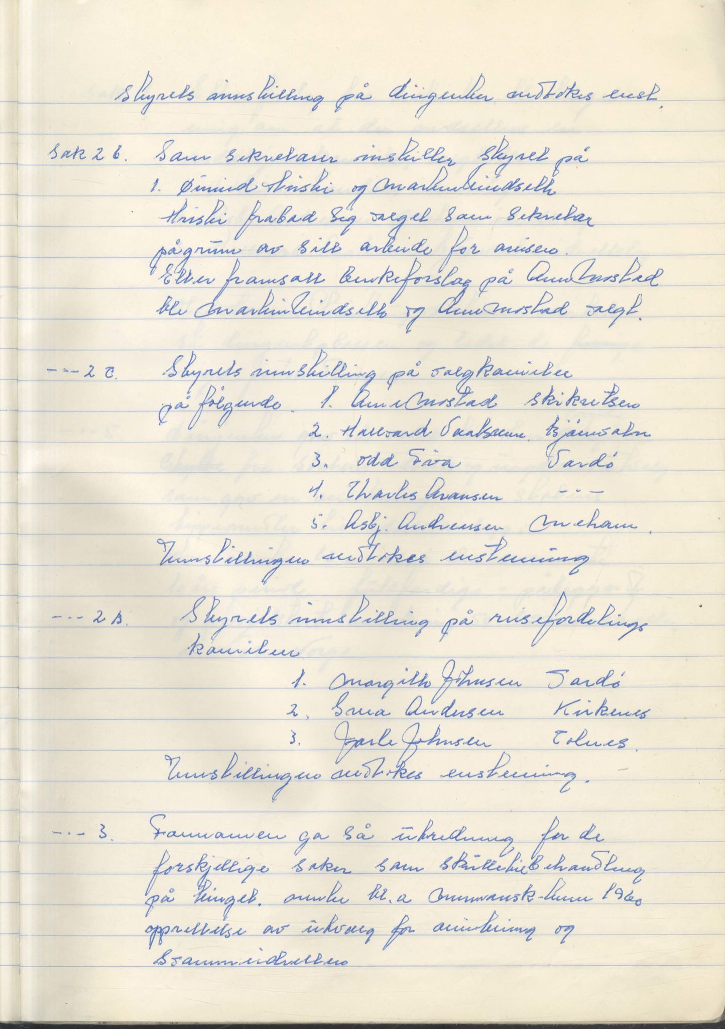 Aust-Finnmark Idrettskrets , FMFB/A-1041/A/L0006: Møteprotokoll for styre, årsmøter og arbeidsutvalg, 1960-1967, p. 11