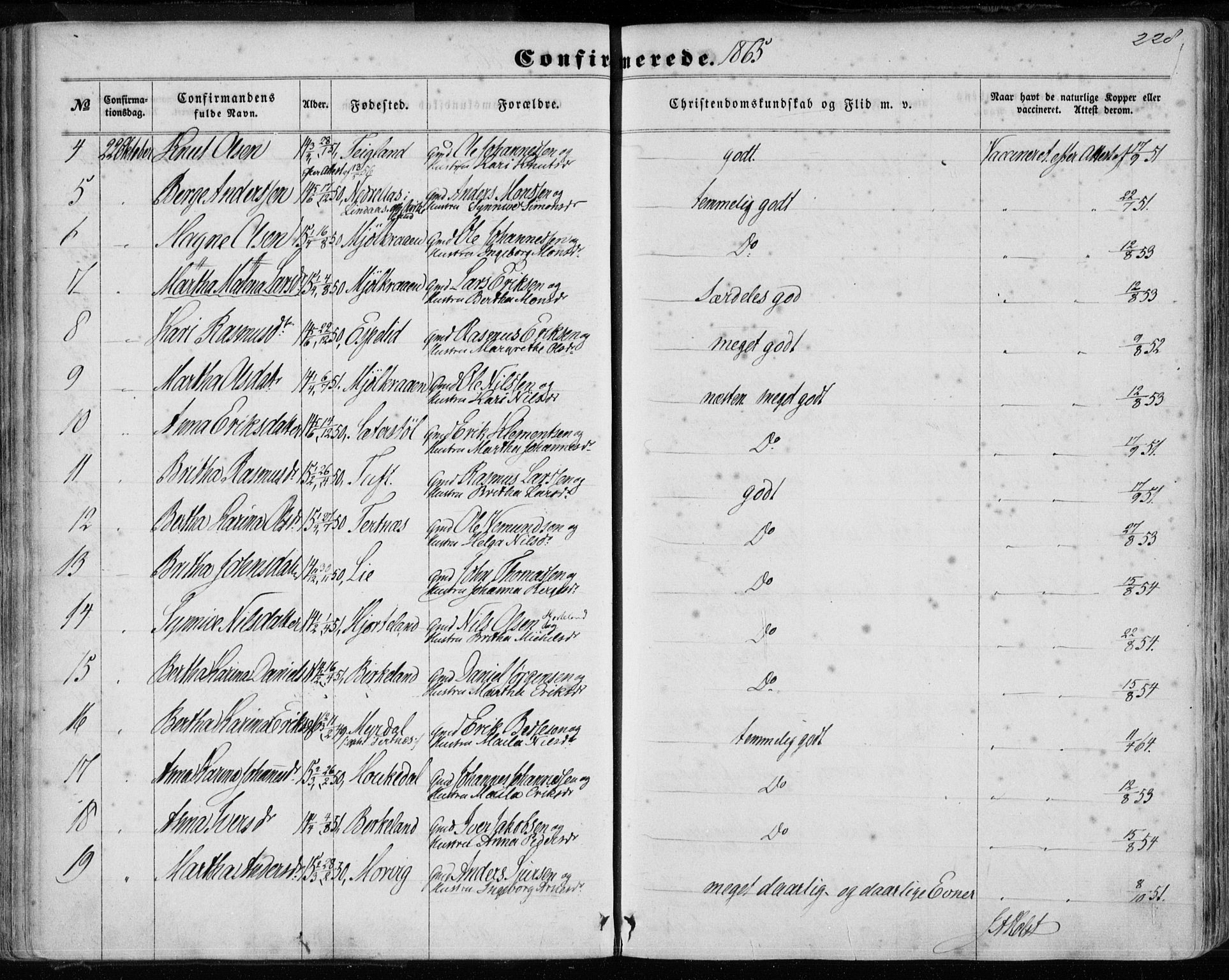 Hamre sokneprestembete, AV/SAB-A-75501/H/Ha/Haa/Haaa/L0014: Parish register (official) no. A 14, 1858-1872, p. 228