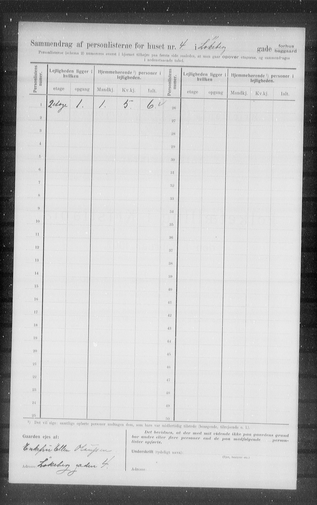 OBA, Municipal Census 1907 for Kristiania, 1907, p. 29937