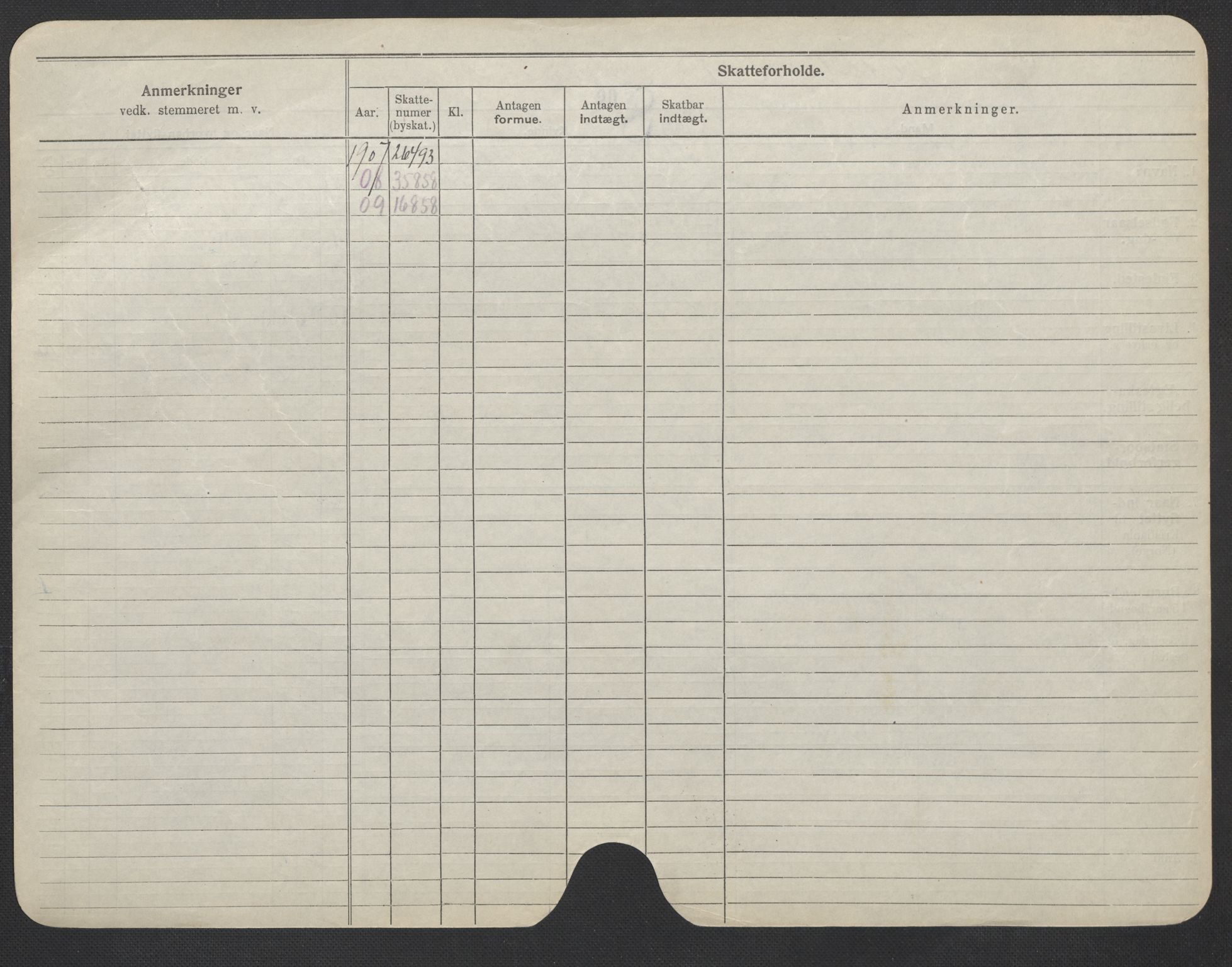 Oslo folkeregister, Registerkort, AV/SAO-A-11715/F/Fa/Fac/L0020: Kvinner, 1906-1914, p. 551b