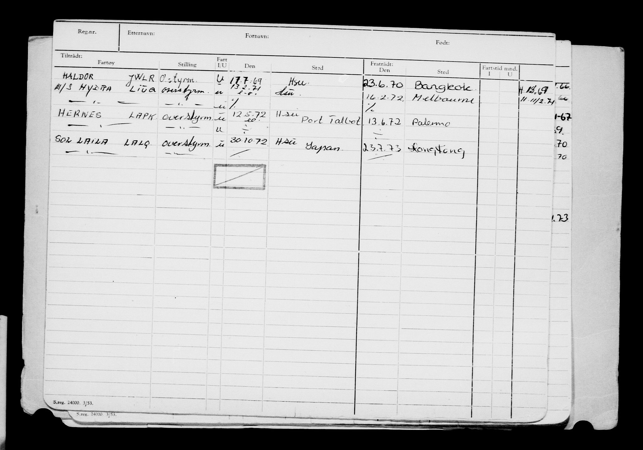 Direktoratet for sjømenn, AV/RA-S-3545/G/Gb/L0120: Hovedkort, 1914, p. 145