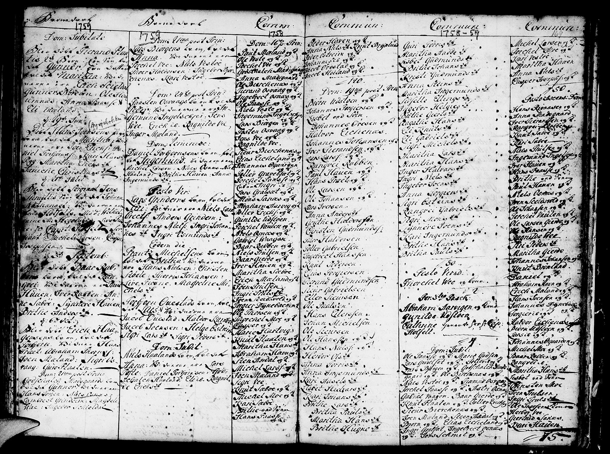 Etne sokneprestembete, SAB/A-75001/H/Haa: Parish register (official) no. A 3 /3, 1755-1782, p. 169