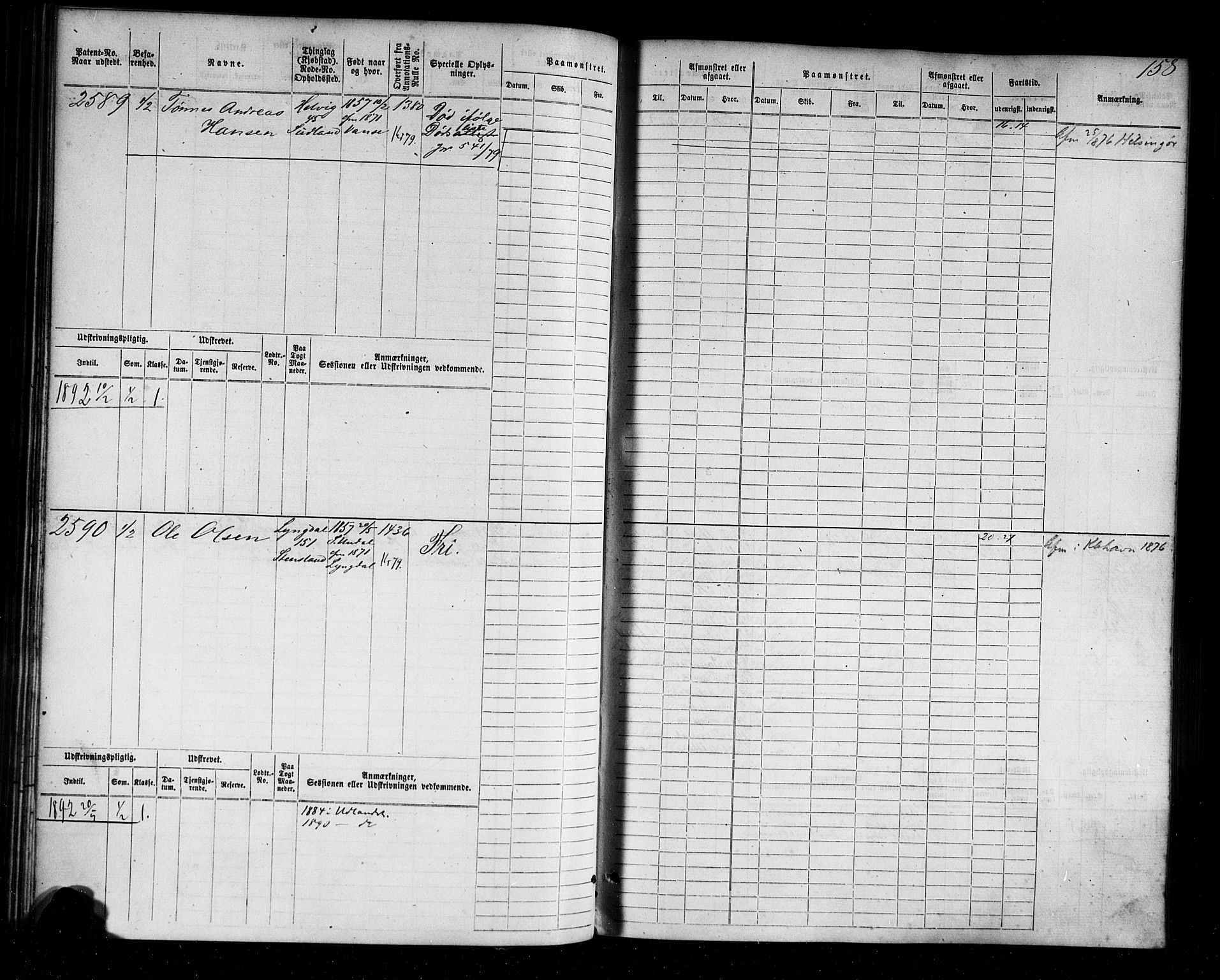 Farsund mønstringskrets, AV/SAK-2031-0017/F/Fb/L0004: Hovedrulle nr 2275-3040, M-7, 1875-1915, p. 162