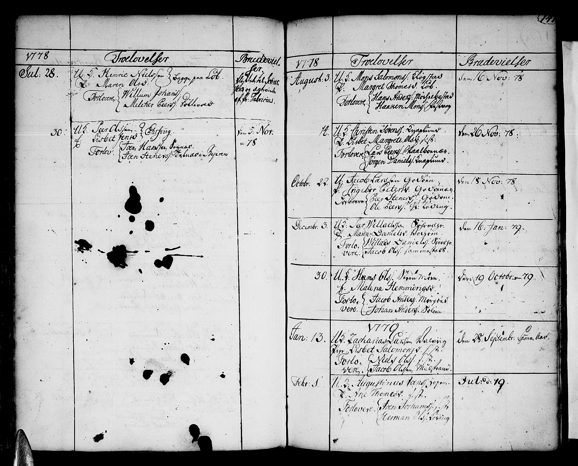 Ministerialprotokoller, klokkerbøker og fødselsregistre - Nordland, AV/SAT-A-1459/801/L0003: Parish register (official) no. 801A03, 1762-1795, p. 147