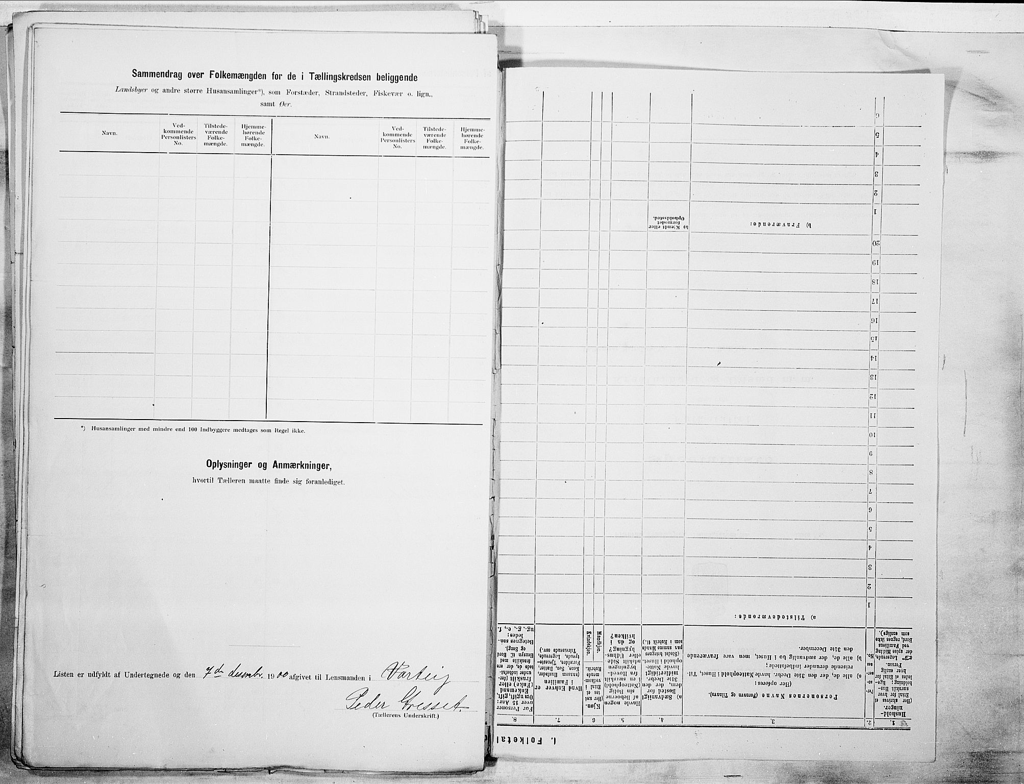 SAO, 1900 census for Varteig, 1900, p. 10