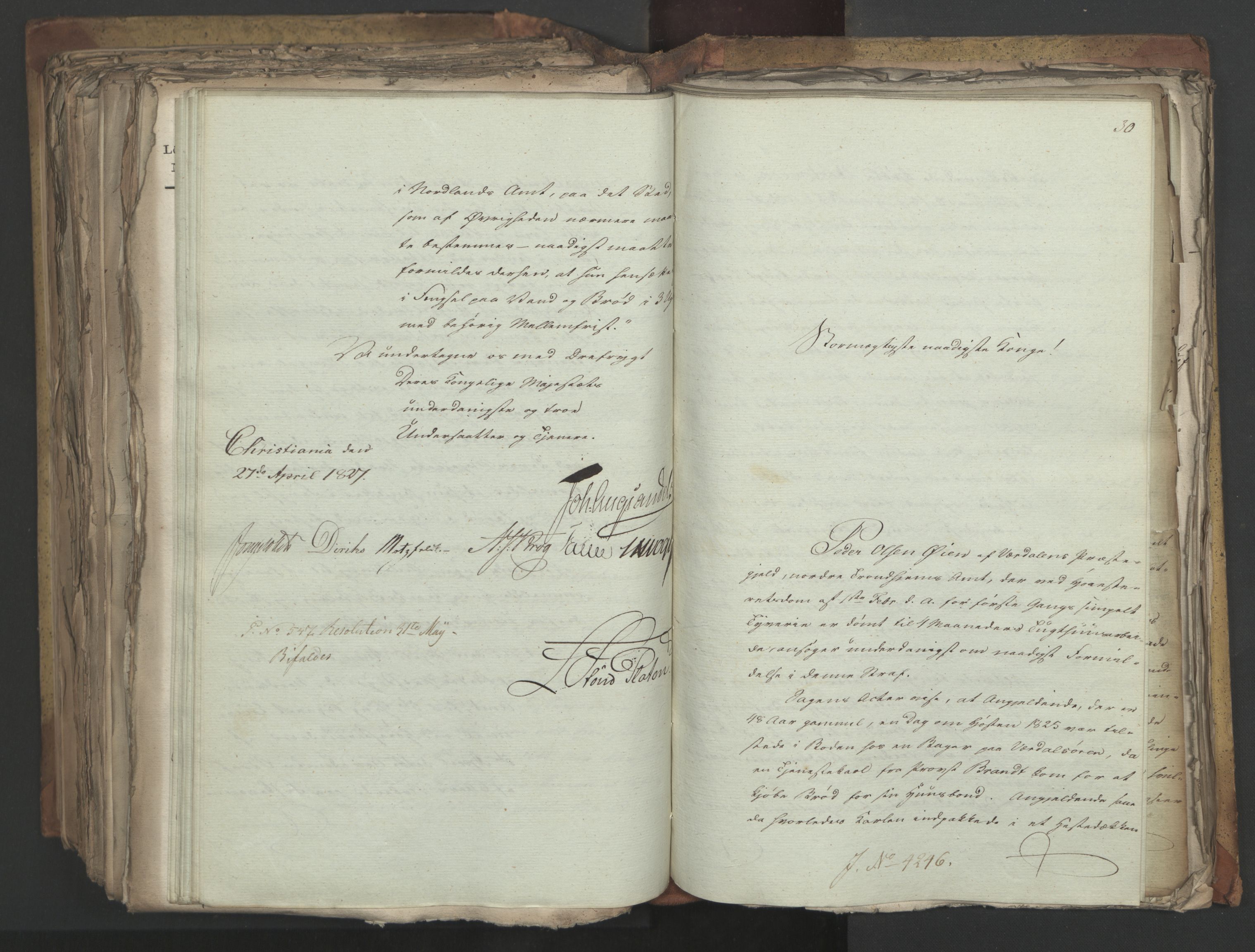 Statsrådsavdelingen i Stockholm, AV/RA-S-1003/D/Da/L0050: Regjeringsinnstillinger nr. 4087-4309, 1826, p. 523