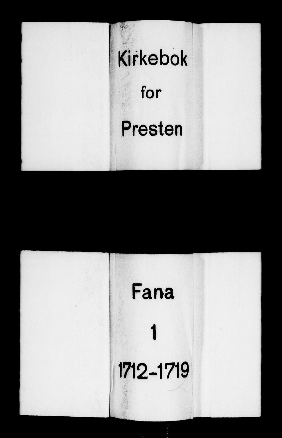 Fana Sokneprestembete, AV/SAB-A-75101/H/Haa/Haaa/L0001: Parish register (official) no. A 1, 1712-1719