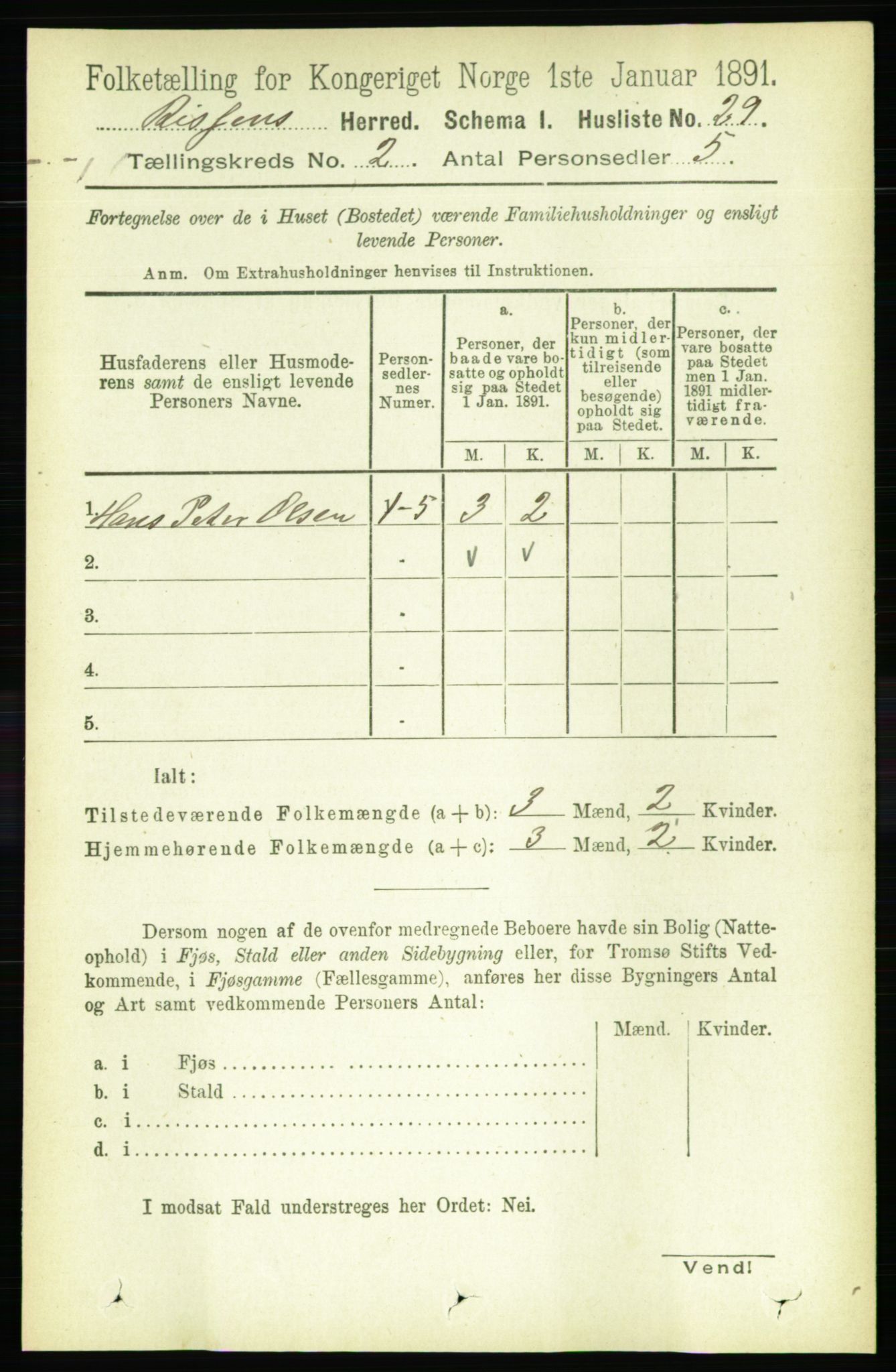 RA, 1891 census for 1624 Rissa, 1891, p. 1093