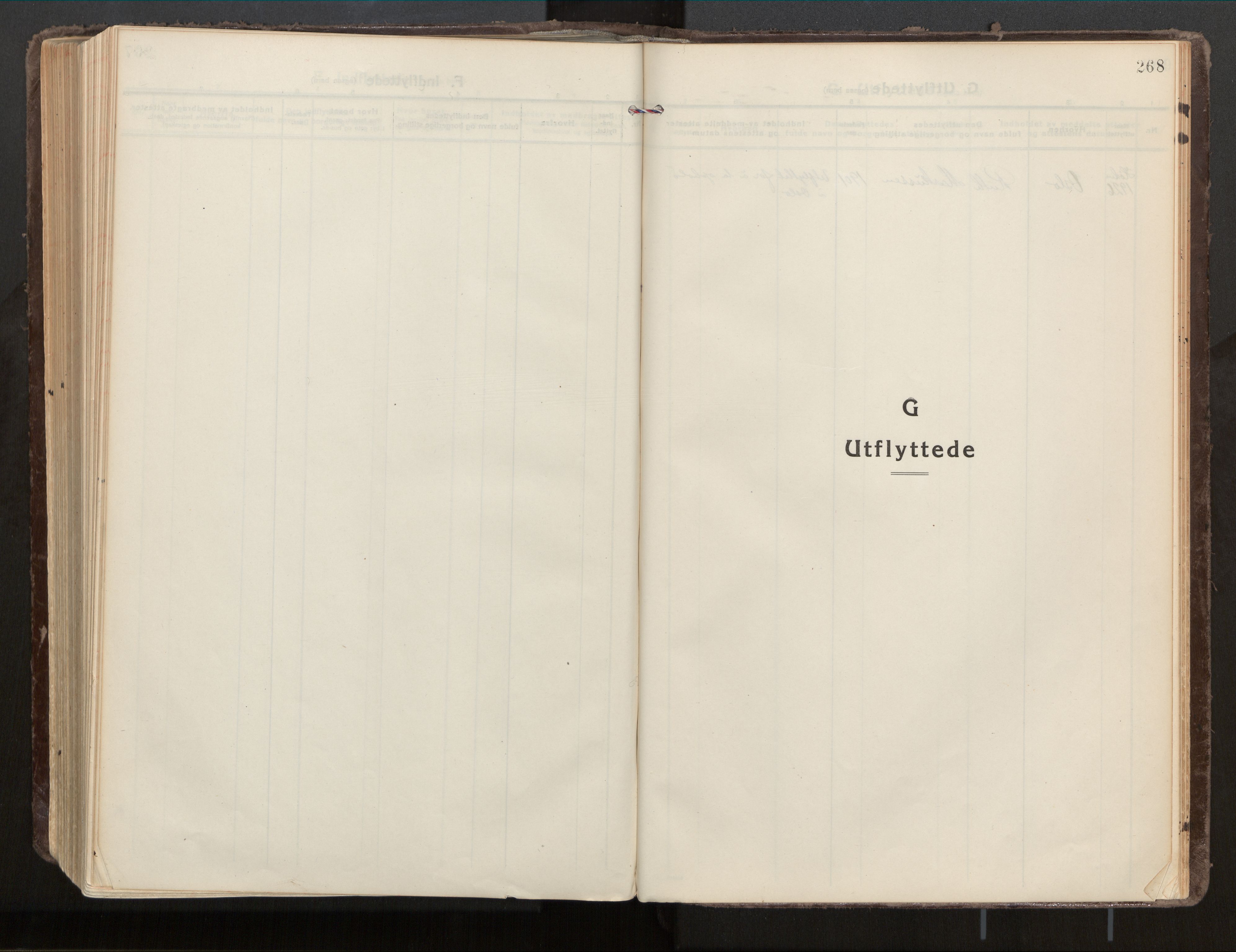 Ministerialprotokoller, klokkerbøker og fødselsregistre - Nordland, SAT/A-1459/813/L0207a: Parish register (official) no. 813A18, 1919-1927, p. 268