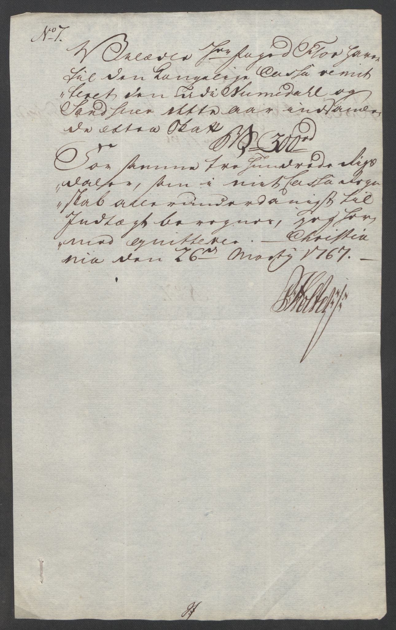 Rentekammeret inntil 1814, Reviderte regnskaper, Fogderegnskap, RA/EA-4092/R24/L1672: Ekstraskatten Numedal og Sandsvær, 1762-1767, p. 318