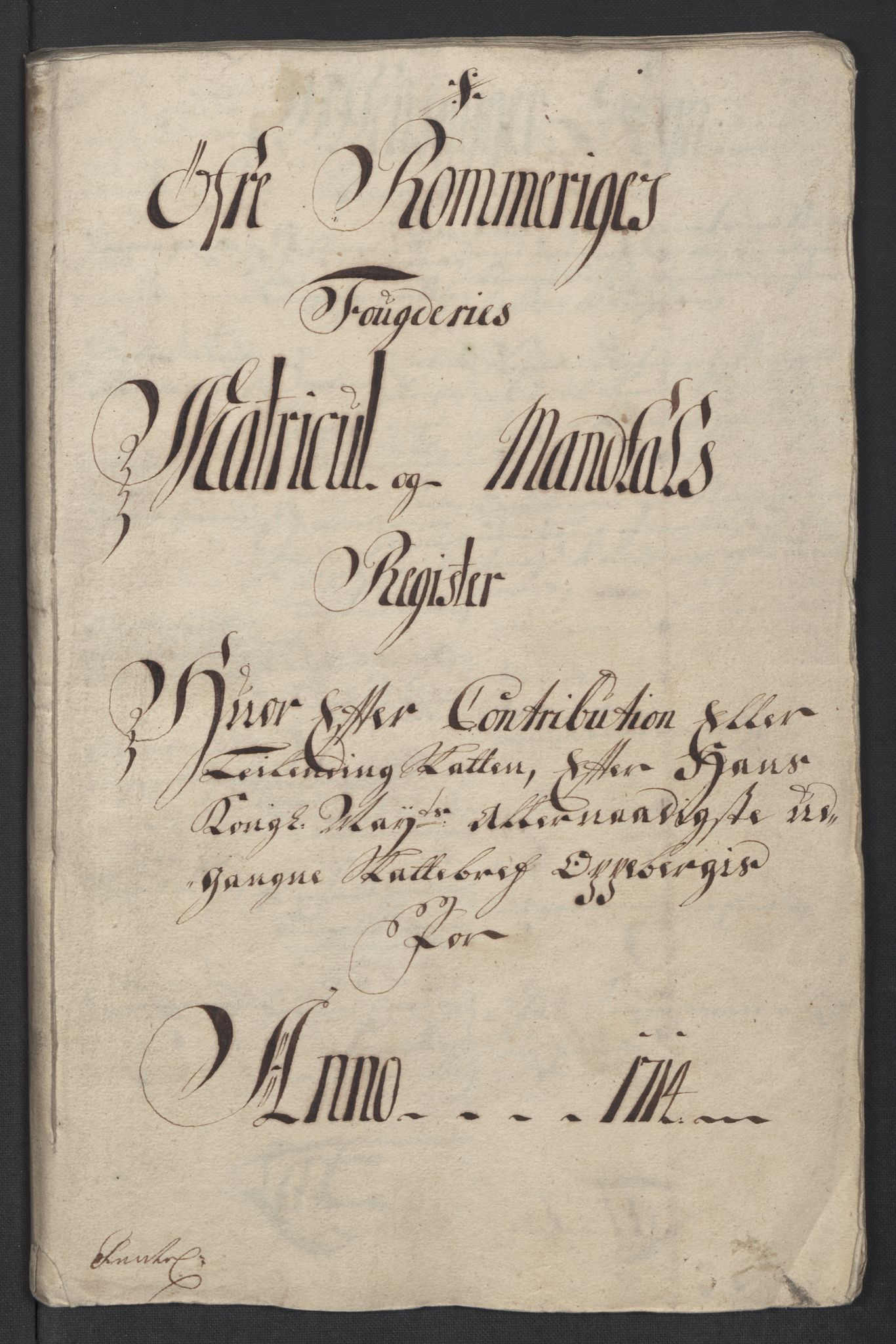 Rentekammeret inntil 1814, Reviderte regnskaper, Fogderegnskap, RA/EA-4092/R12/L0723: Fogderegnskap Øvre Romerike, 1713-1714, p. 99