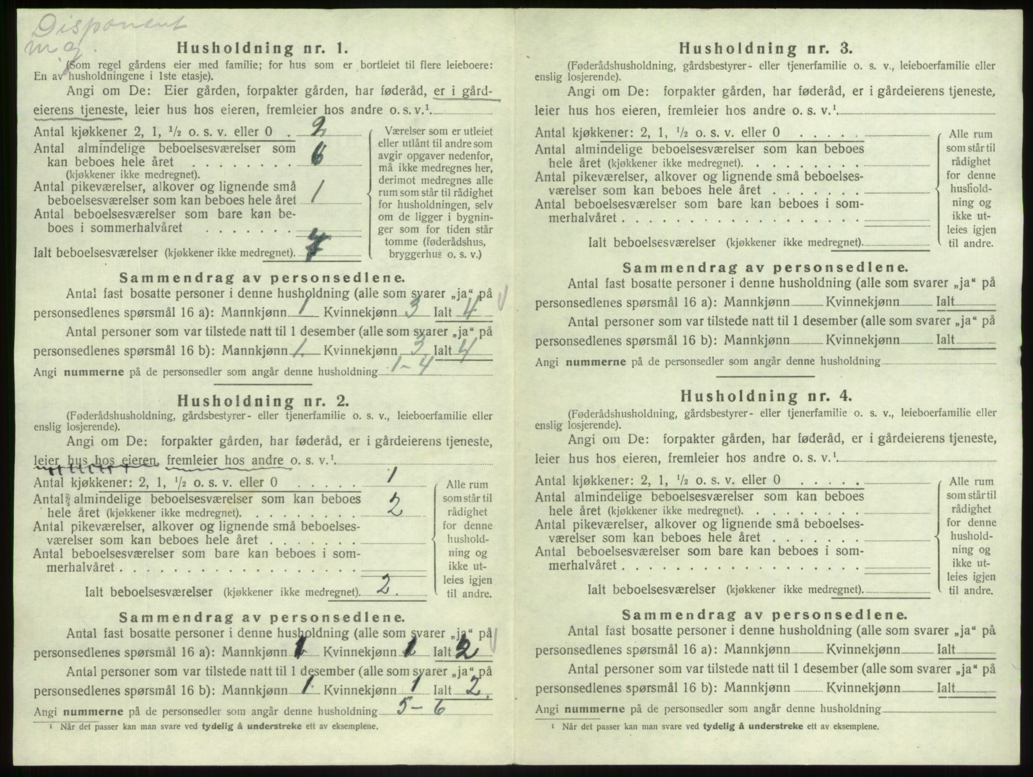 SAB, 1920 census for Fjaler, 1920, p. 712