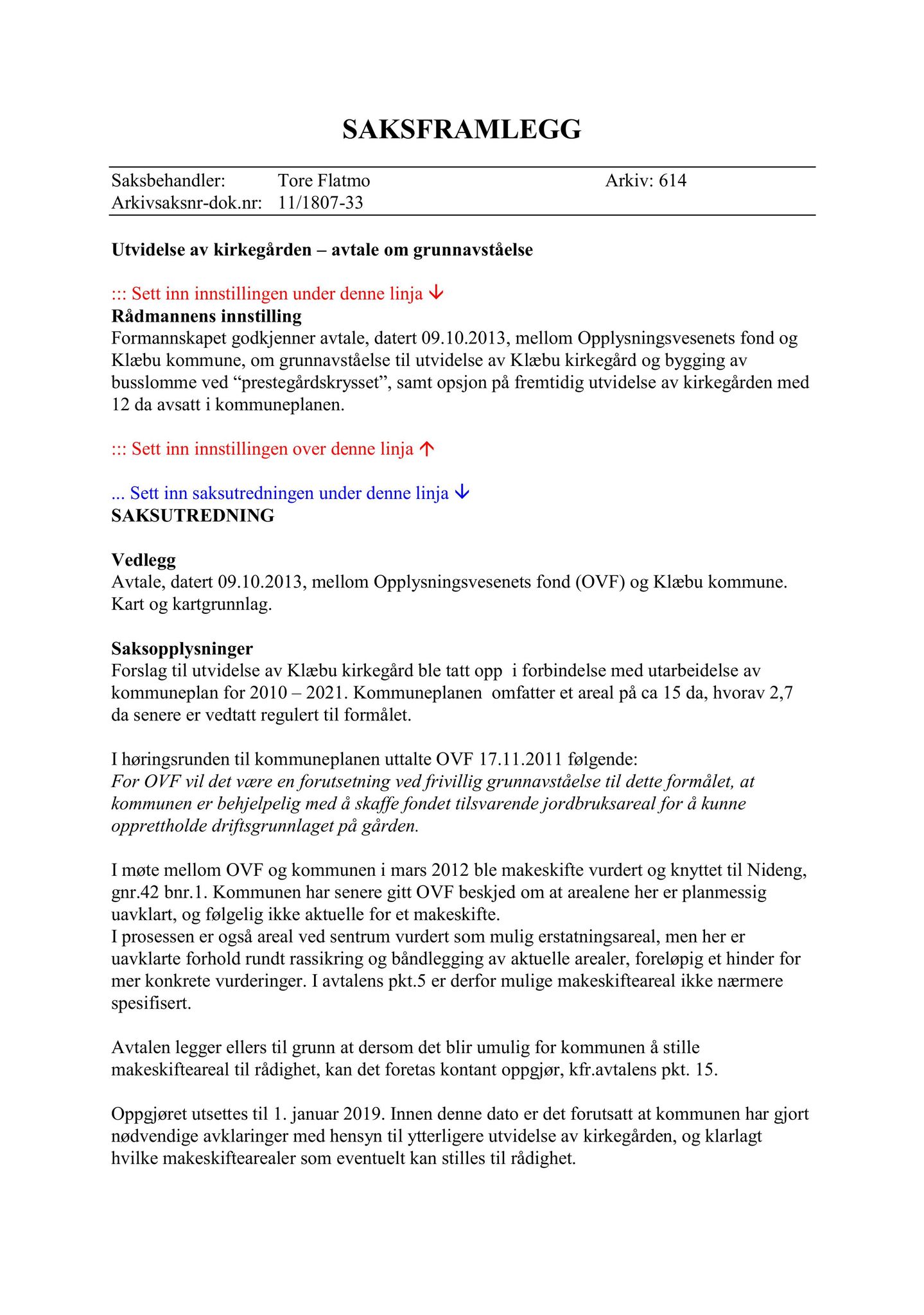 Klæbu Kommune, TRKO/KK/02-FS/L006: Formannsskapet - Møtedokumenter, 2013, p. 2242