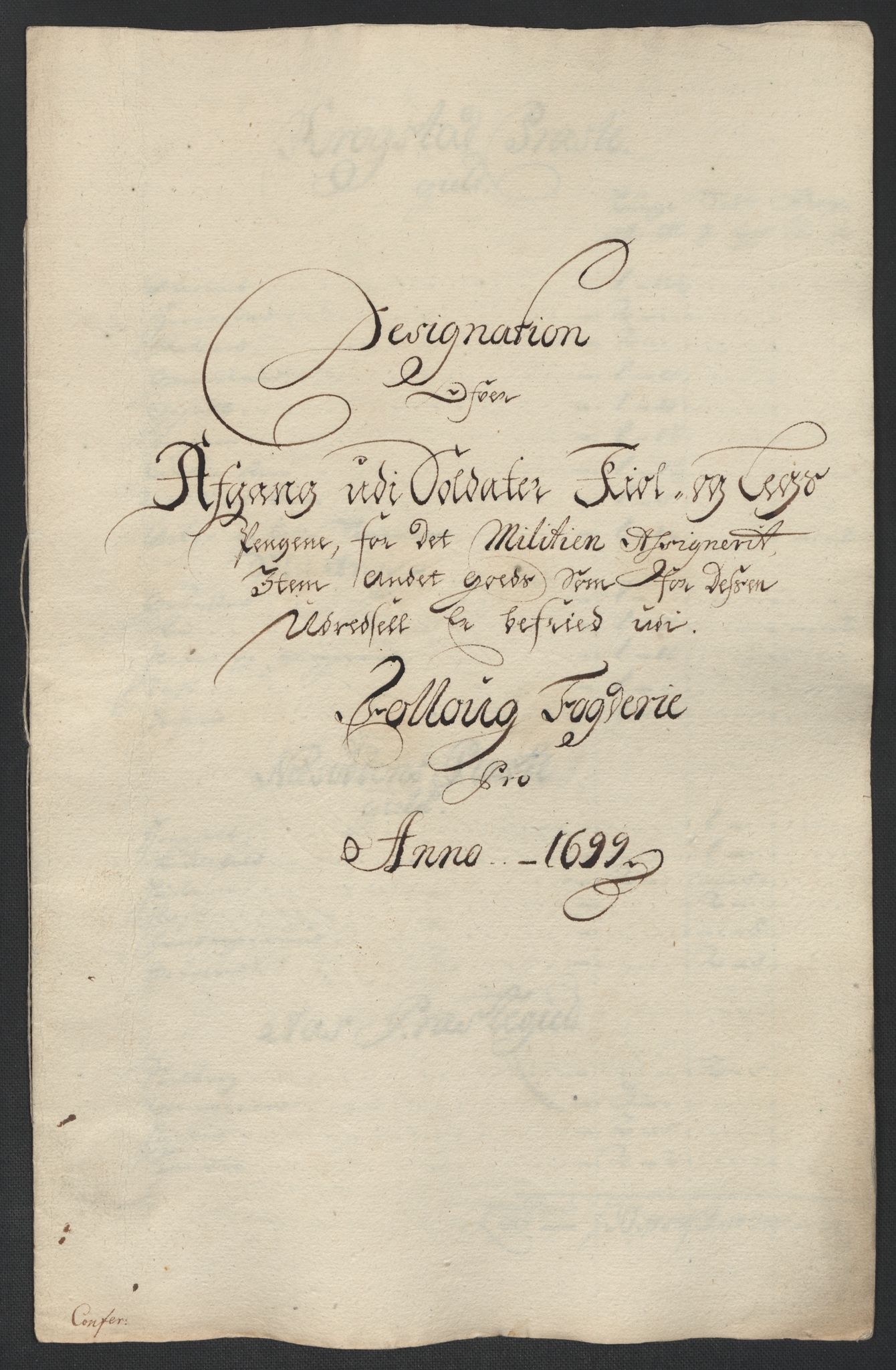 Rentekammeret inntil 1814, Reviderte regnskaper, Fogderegnskap, AV/RA-EA-4092/R10/L0442: Fogderegnskap Aker og Follo, 1699, p. 353