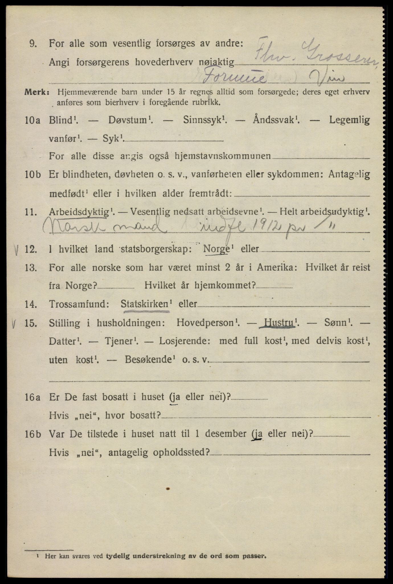 SAO, 1920 census for Kristiania, 1920, p. 570930