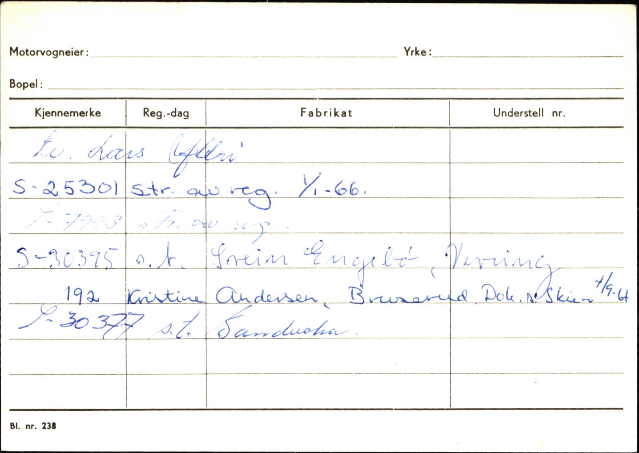 Statens vegvesen, Sogn og Fjordane vegkontor, AV/SAB-A-5301/4/F/L0132: Eigarregister Askvoll A-Å. Balestrand A-Å, 1945-1975, p. 1090