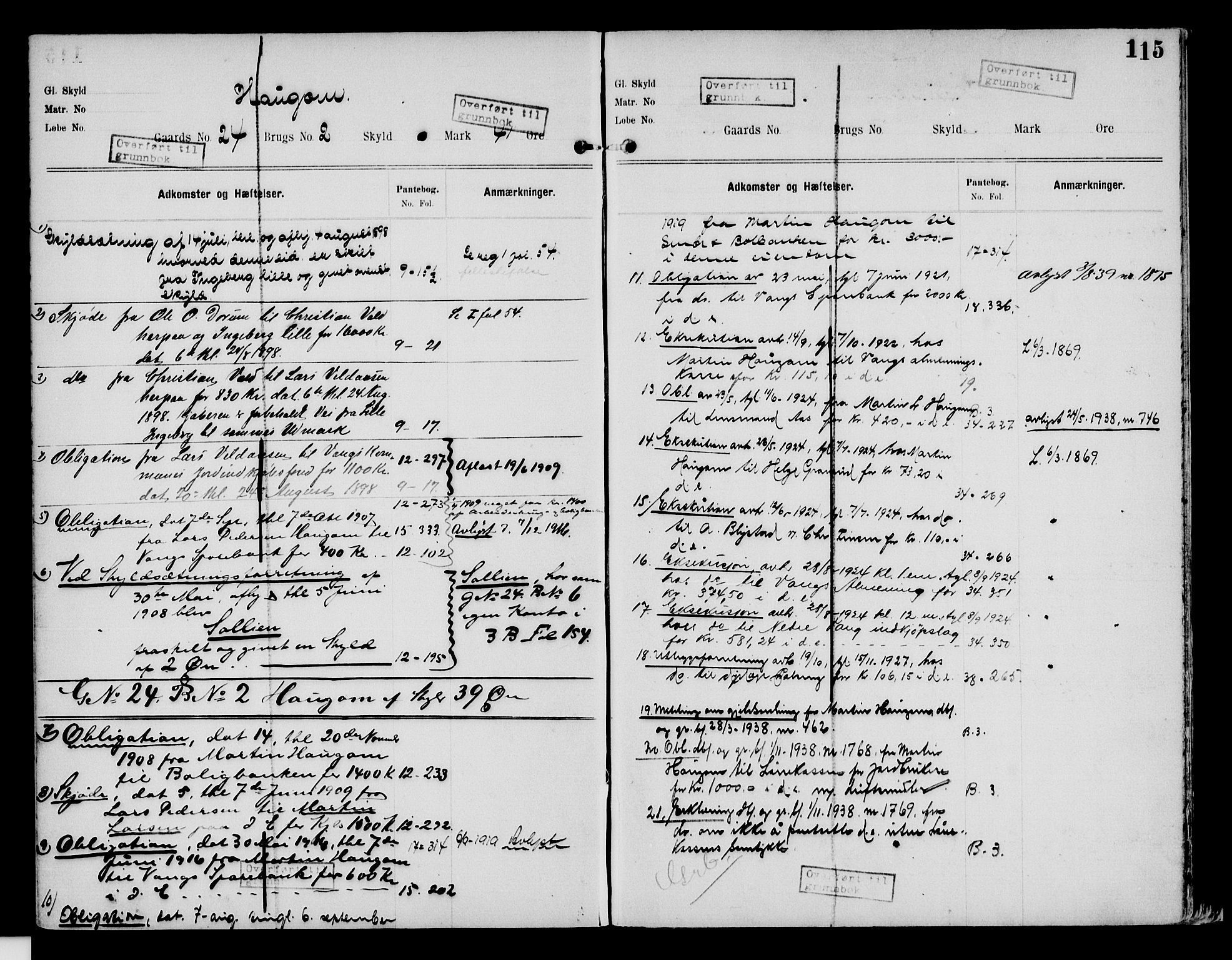 Nord-Hedmark sorenskriveri, SAH/TING-012/H/Ha/Had/Hade/L0002: Mortgage register no. 4.2, 1893-1940, p. 115