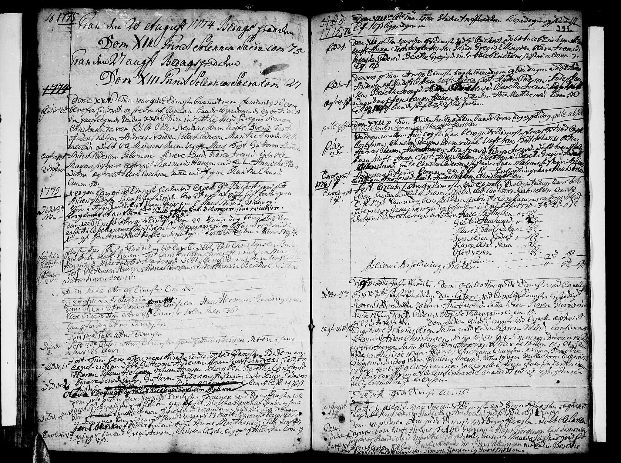 Ministerialprotokoller, klokkerbøker og fødselsregistre - Nordland, SAT/A-1459/839/L0563: Parish register (official) no. 839A01 /2, 1768-1824, p. 16-17