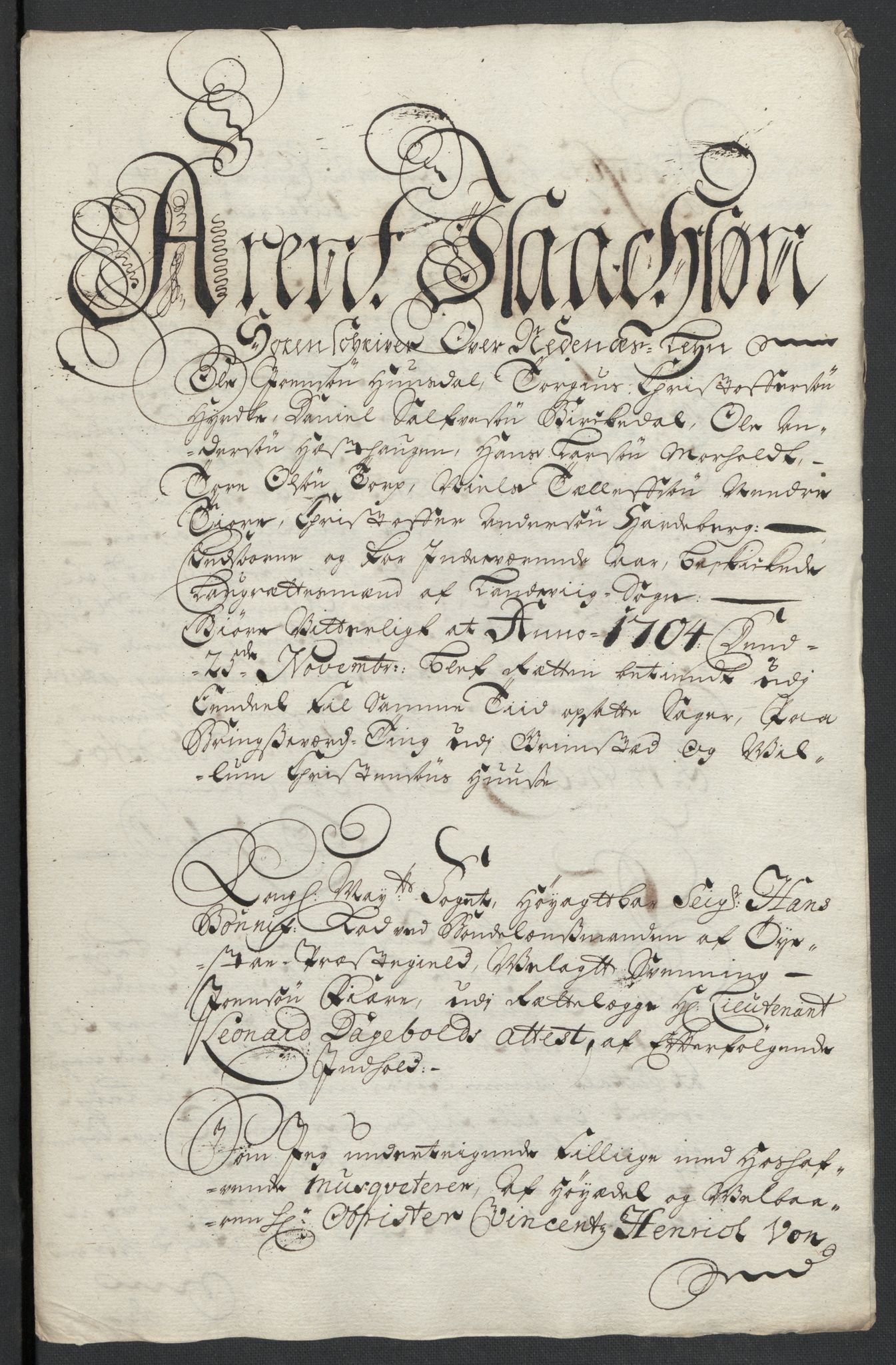 Rentekammeret inntil 1814, Reviderte regnskaper, Fogderegnskap, AV/RA-EA-4092/R39/L2317: Fogderegnskap Nedenes, 1704-1705, p. 36