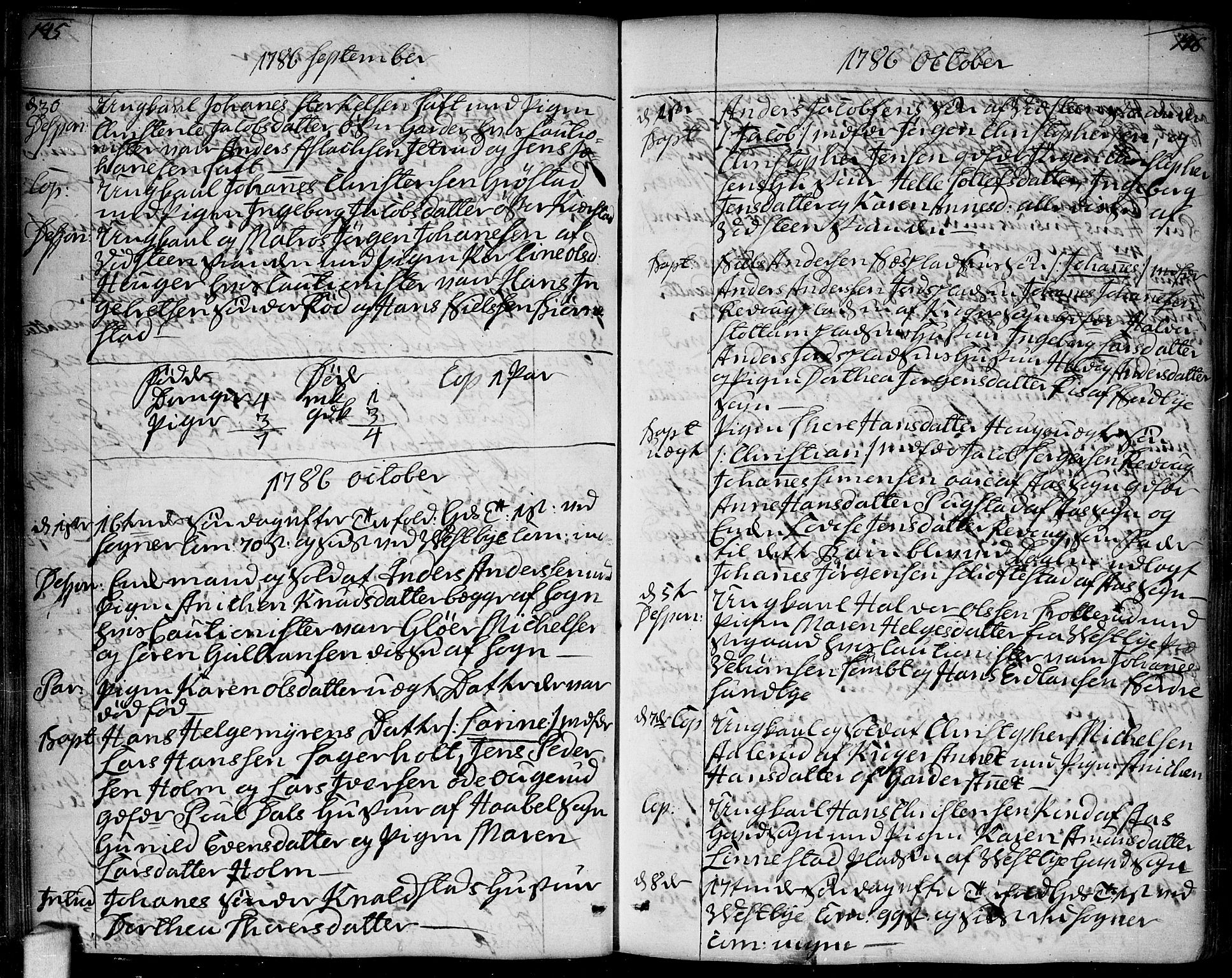 Vestby prestekontor Kirkebøker, AV/SAO-A-10893/F/Fa/L0003: Parish register (official) no. I 3, 1779-1796, p. 145-146