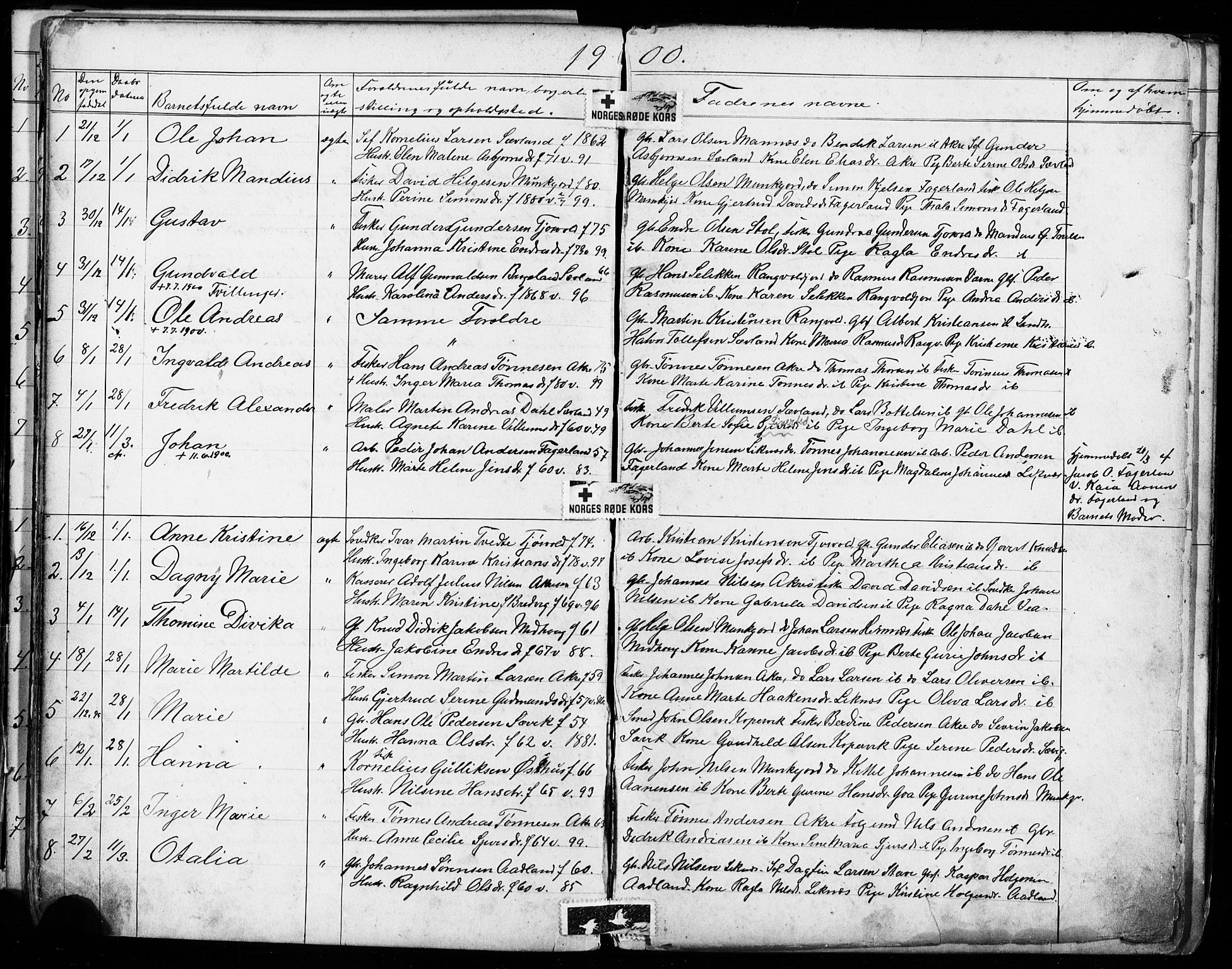 Kopervik sokneprestkontor, AV/SAST-A-101850/H/Ha/Hab/L0002: Parish register (copy) no. B 2, 1881-1905, p. 92