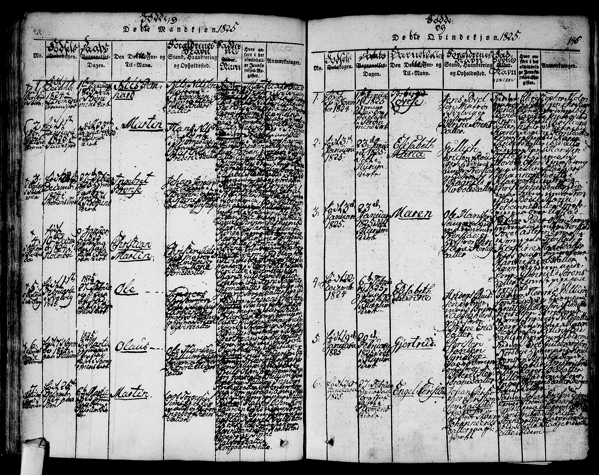 Hurum kirkebøker, SAKO/A-229/F/Fa/L0009: Parish register (official) no. 9, 1816-1826, p. 146