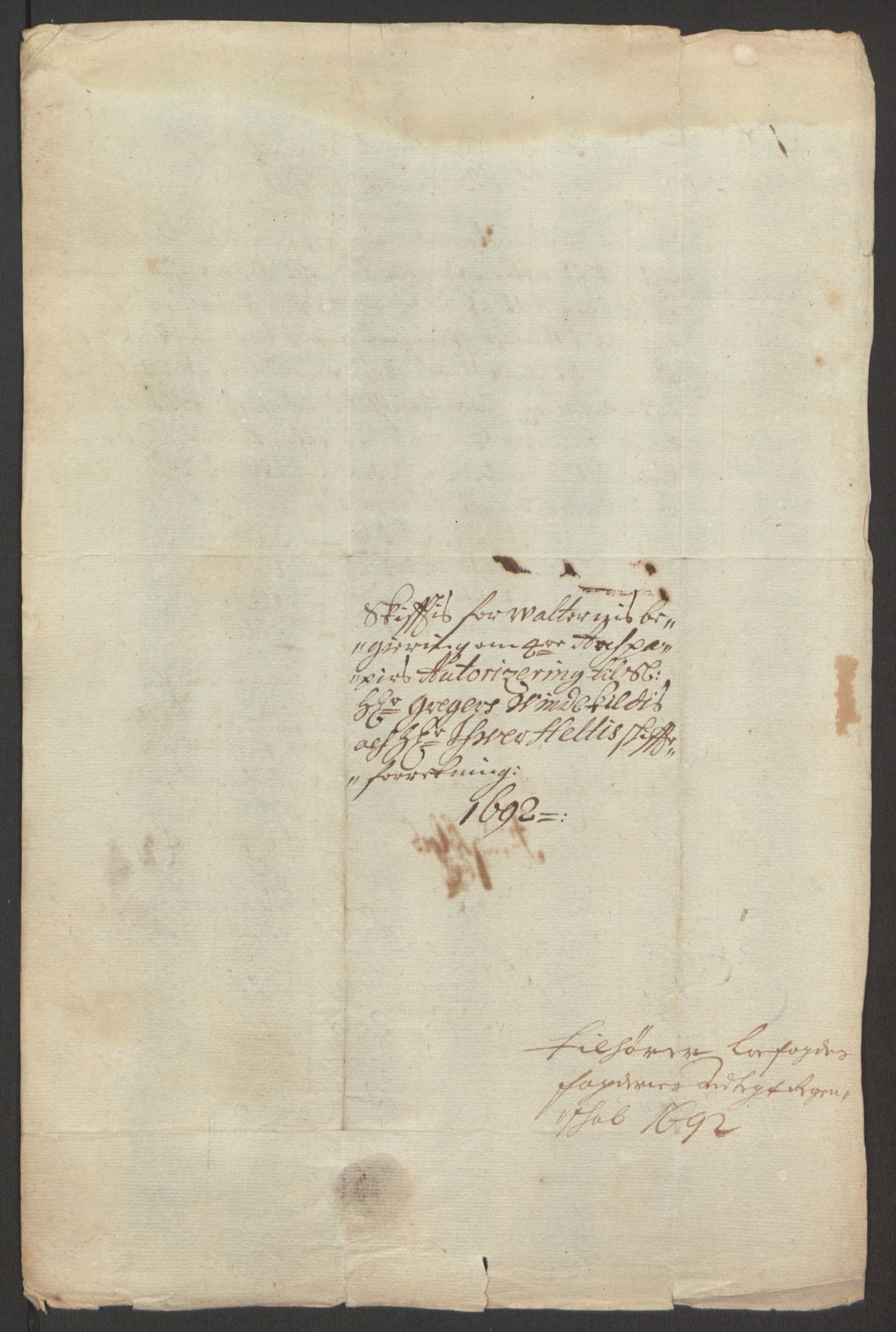 Rentekammeret inntil 1814, Reviderte regnskaper, Fogderegnskap, AV/RA-EA-4092/R67/L4675: Fogderegnskap Vesterålen, Andenes og Lofoten, 1691-1693, p. 203