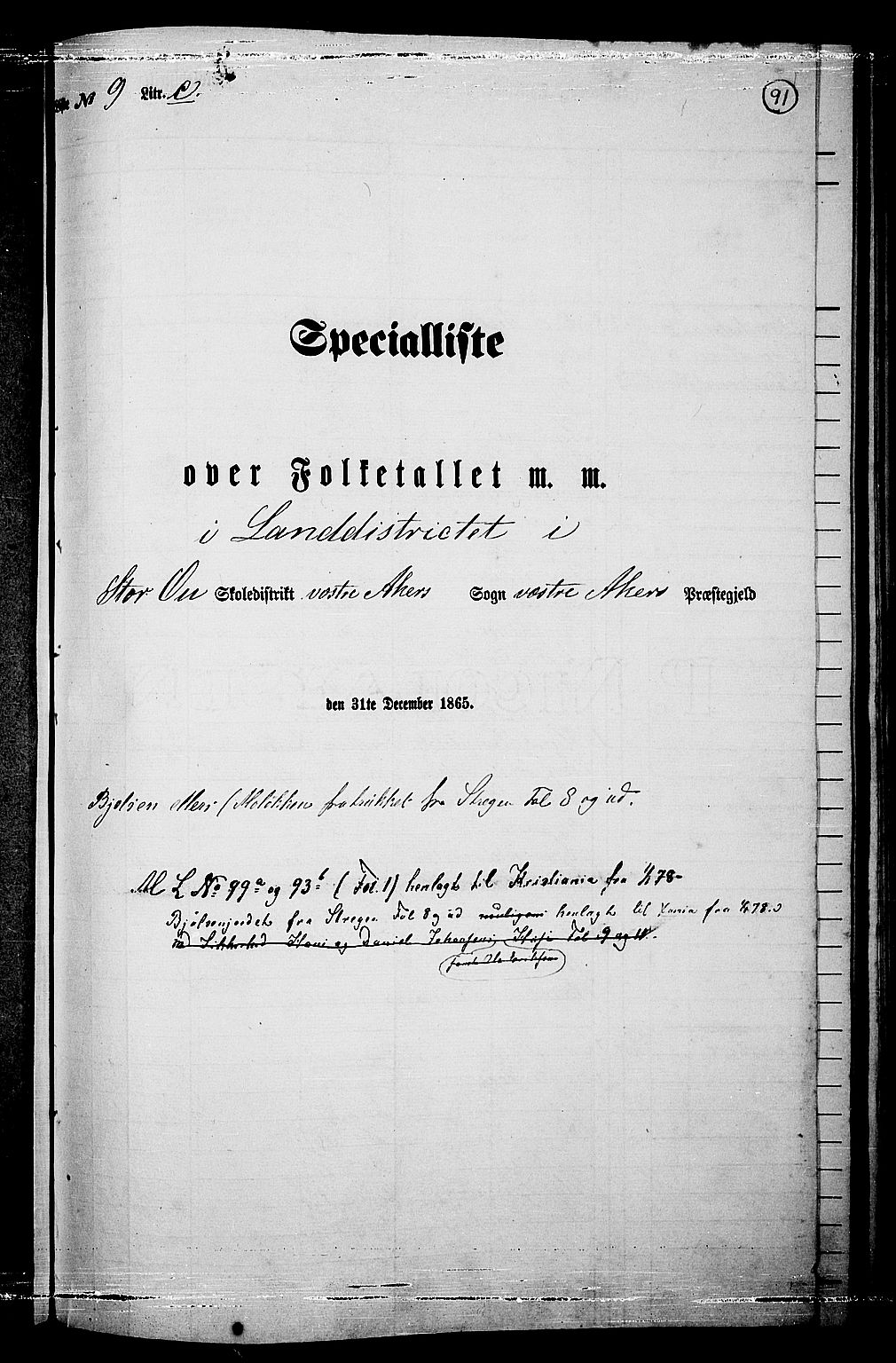 RA, 1865 census for Vestre Aker, 1865, p. 259