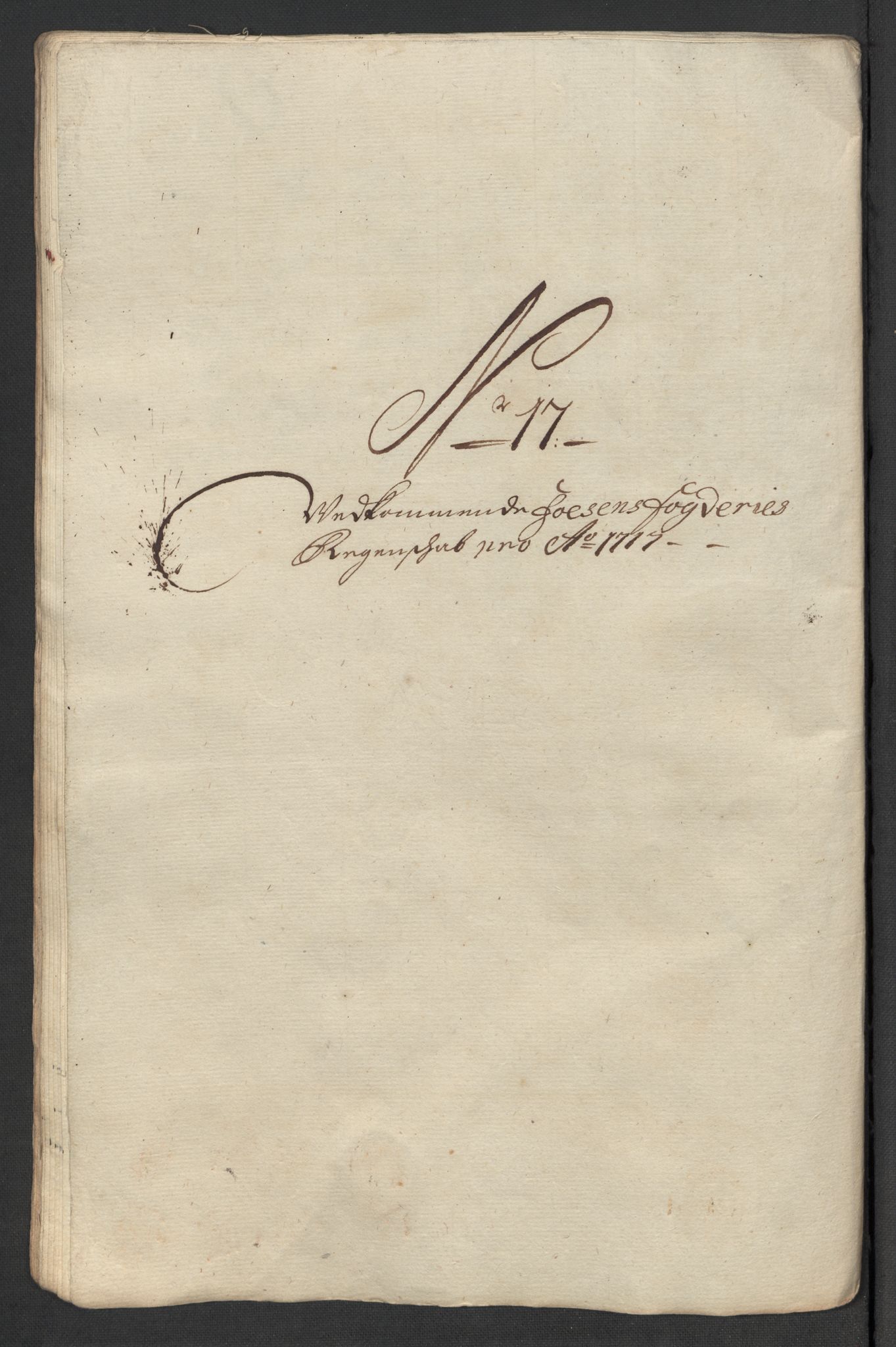 Rentekammeret inntil 1814, Reviderte regnskaper, Fogderegnskap, AV/RA-EA-4092/R57/L3865: Fogderegnskap Fosen, 1717, p. 159