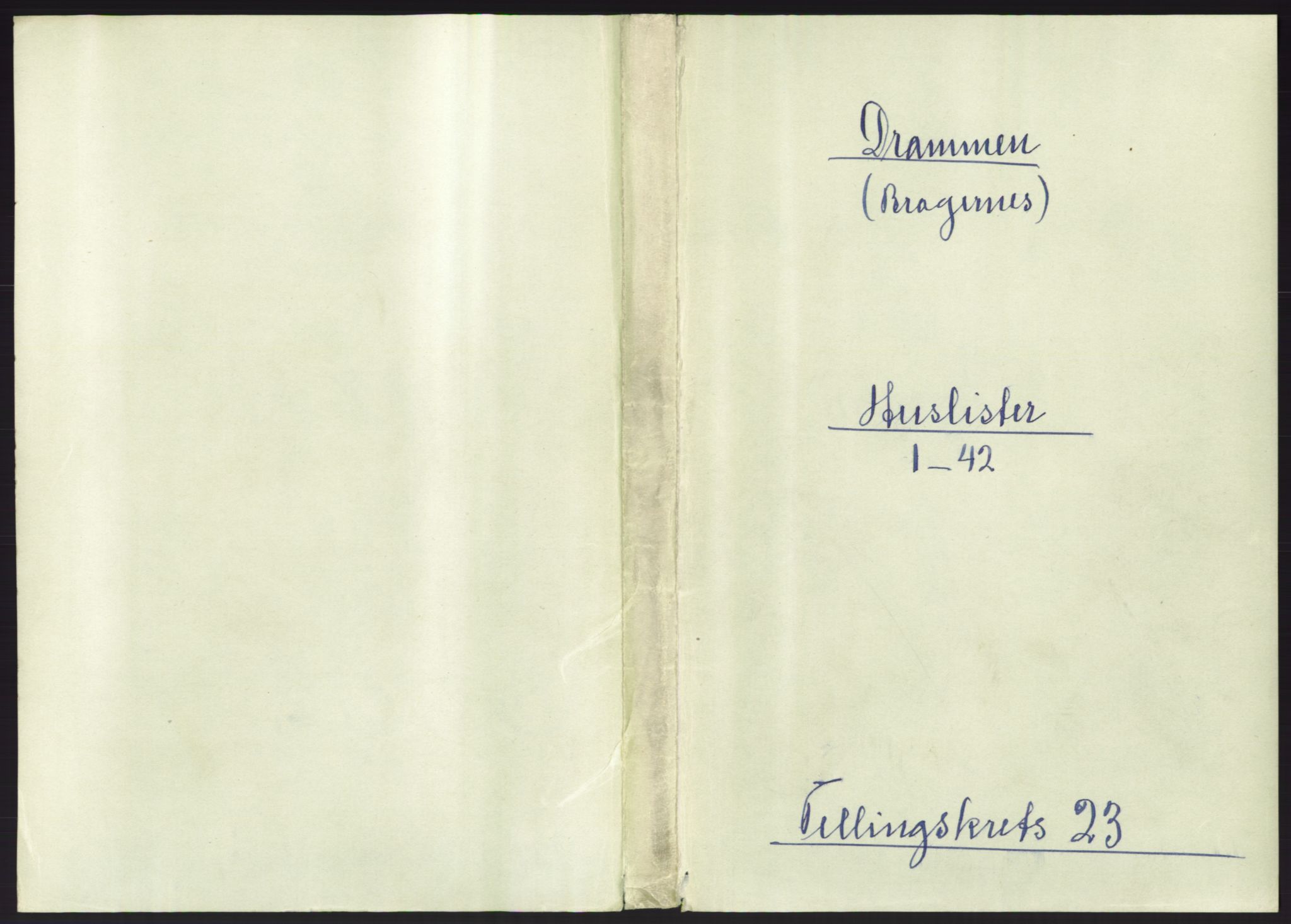 RA, 1891 census for 0602 Drammen, 1891, p. 1907