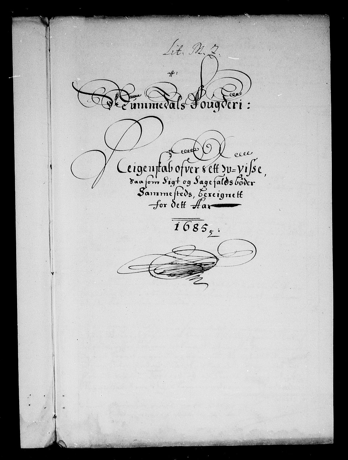 Rentekammeret inntil 1814, Reviderte regnskaper, Stiftamtstueregnskaper, Trondheim stiftamt og Nordland amt, AV/RA-EA-6044/R/Rg/L0081: Trondheim stiftamt og Nordland amt, 1685