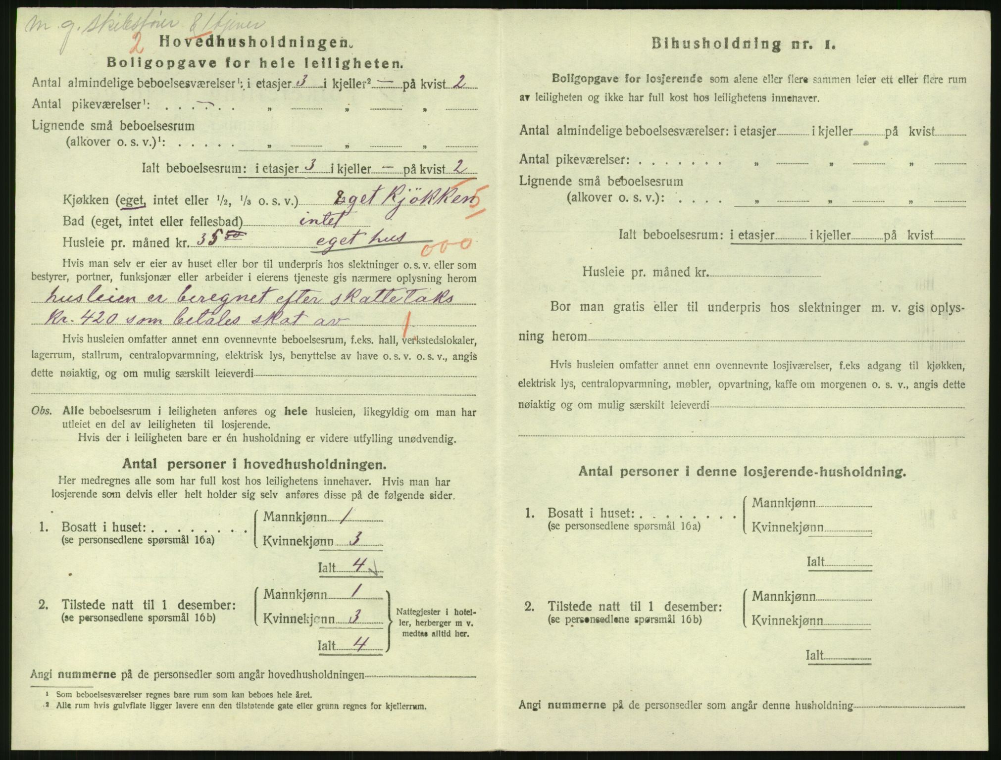 SAK, 1920 census for Risør, 1920, p. 2332