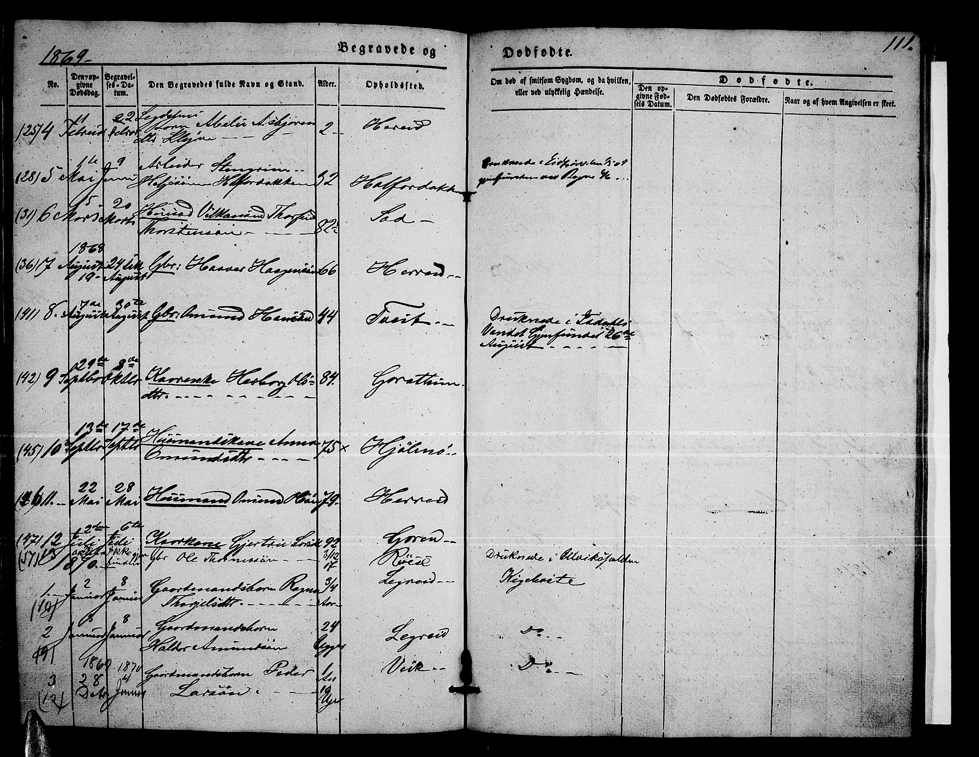 Ullensvang sokneprestembete, AV/SAB-A-78701/H/Hab: Parish register (copy) no. C 1, 1855-1871, p. 111