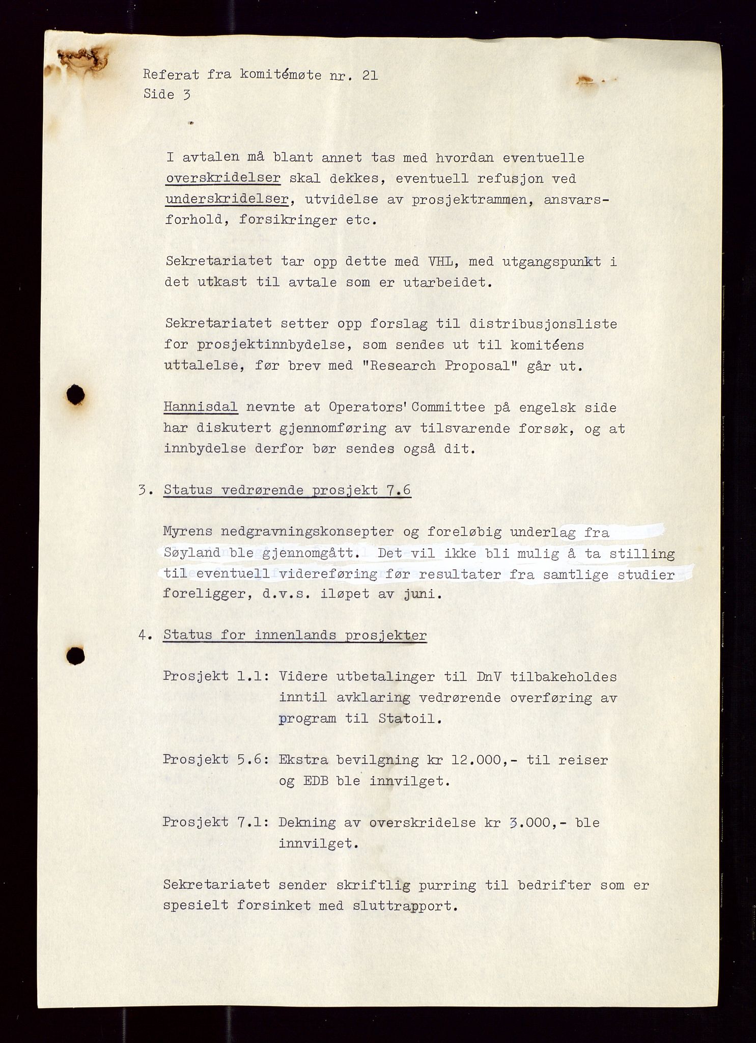 Industridepartementet, Oljekontoret, AV/SAST-A-101348/Di/L0001: DWP, møter juni - november, komiteemøter nr. 19 - 26, 1973-1974, p. 125