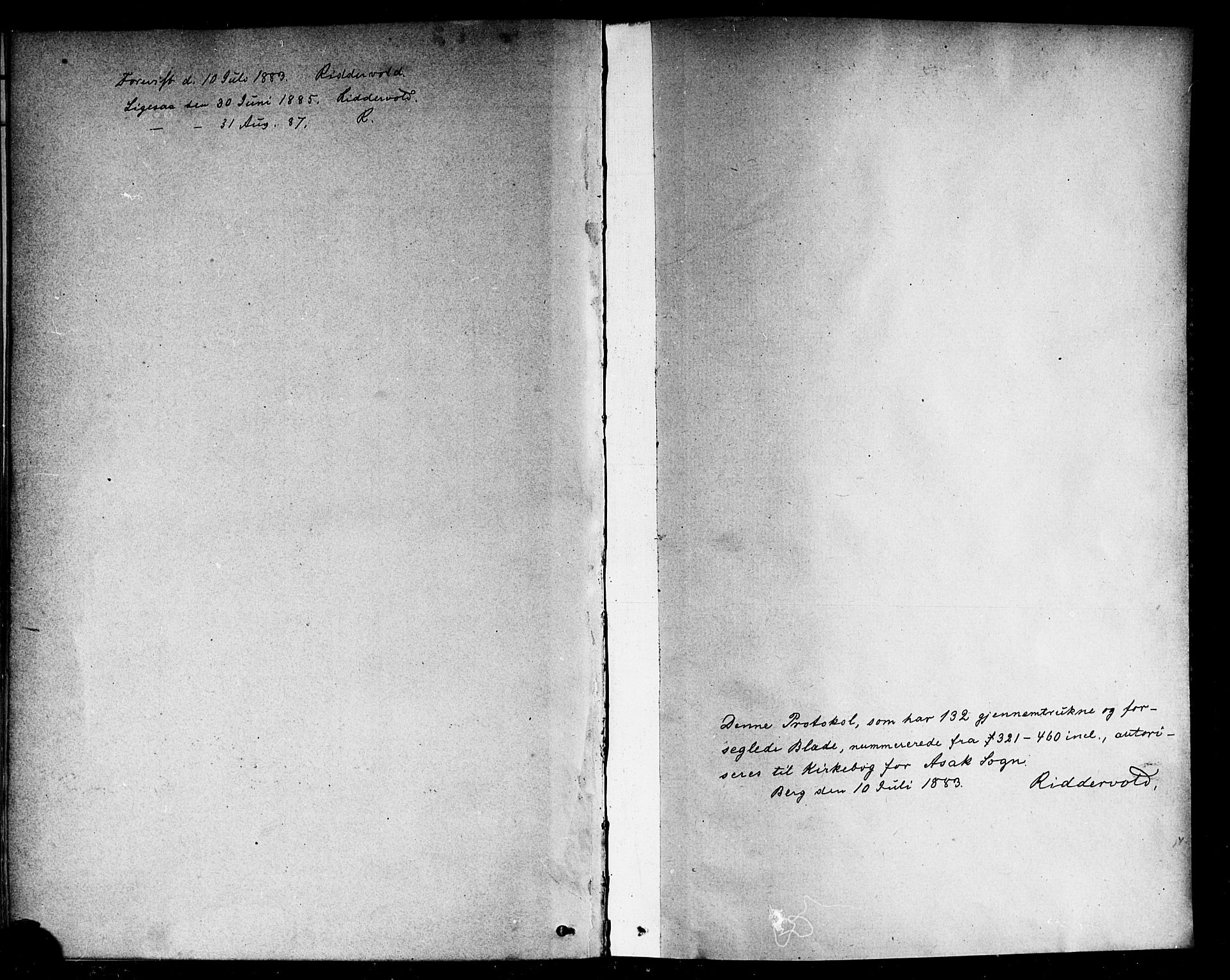 Berg prestekontor Kirkebøker, SAO/A-10902/F/Fb/L0001: Parish register (official) no. II 1, 1878-1887
