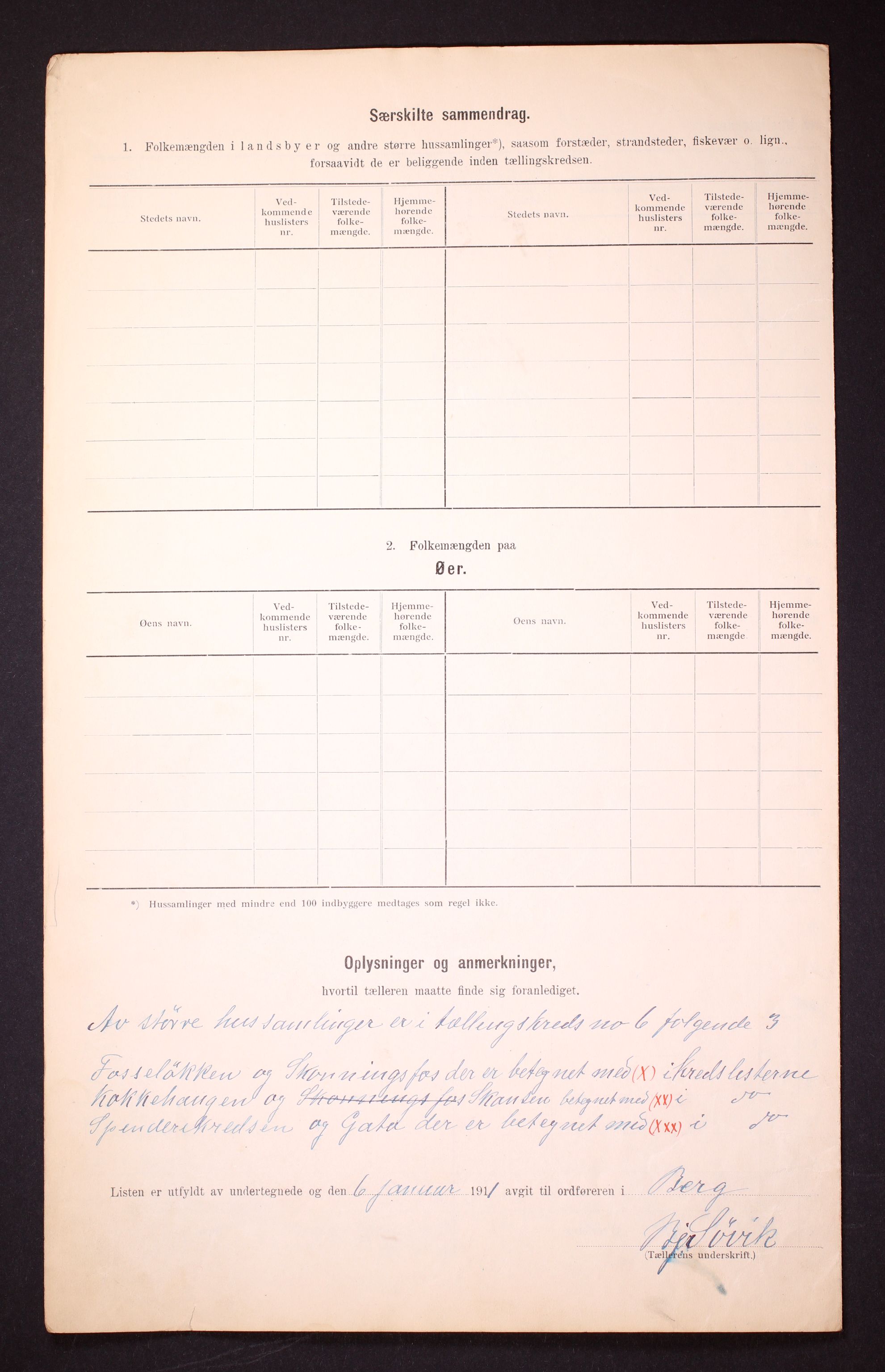 RA, 1910 census for Berg, 1910, p. 36