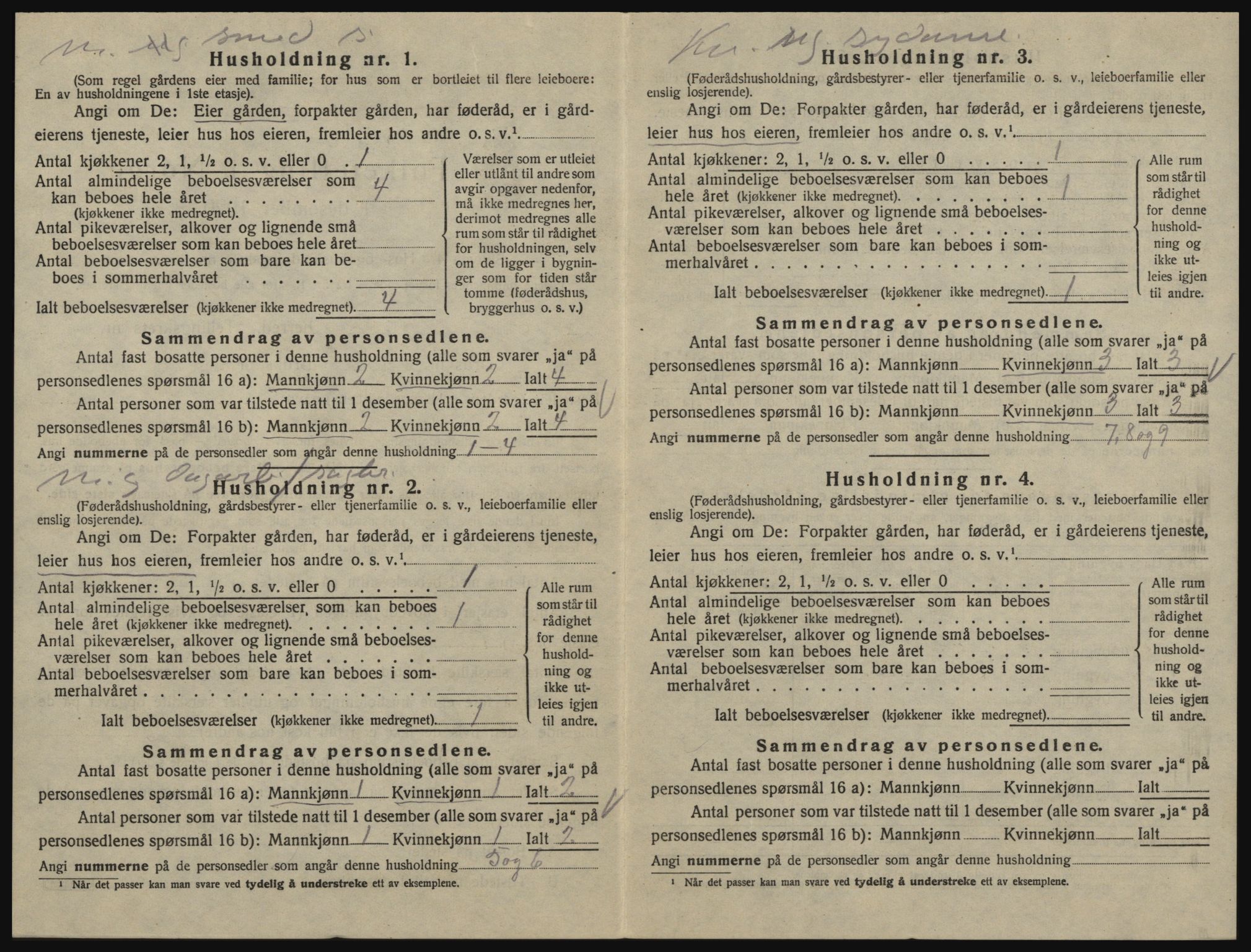 SAO, 1920 census for Glemmen, 1920, p. 1706