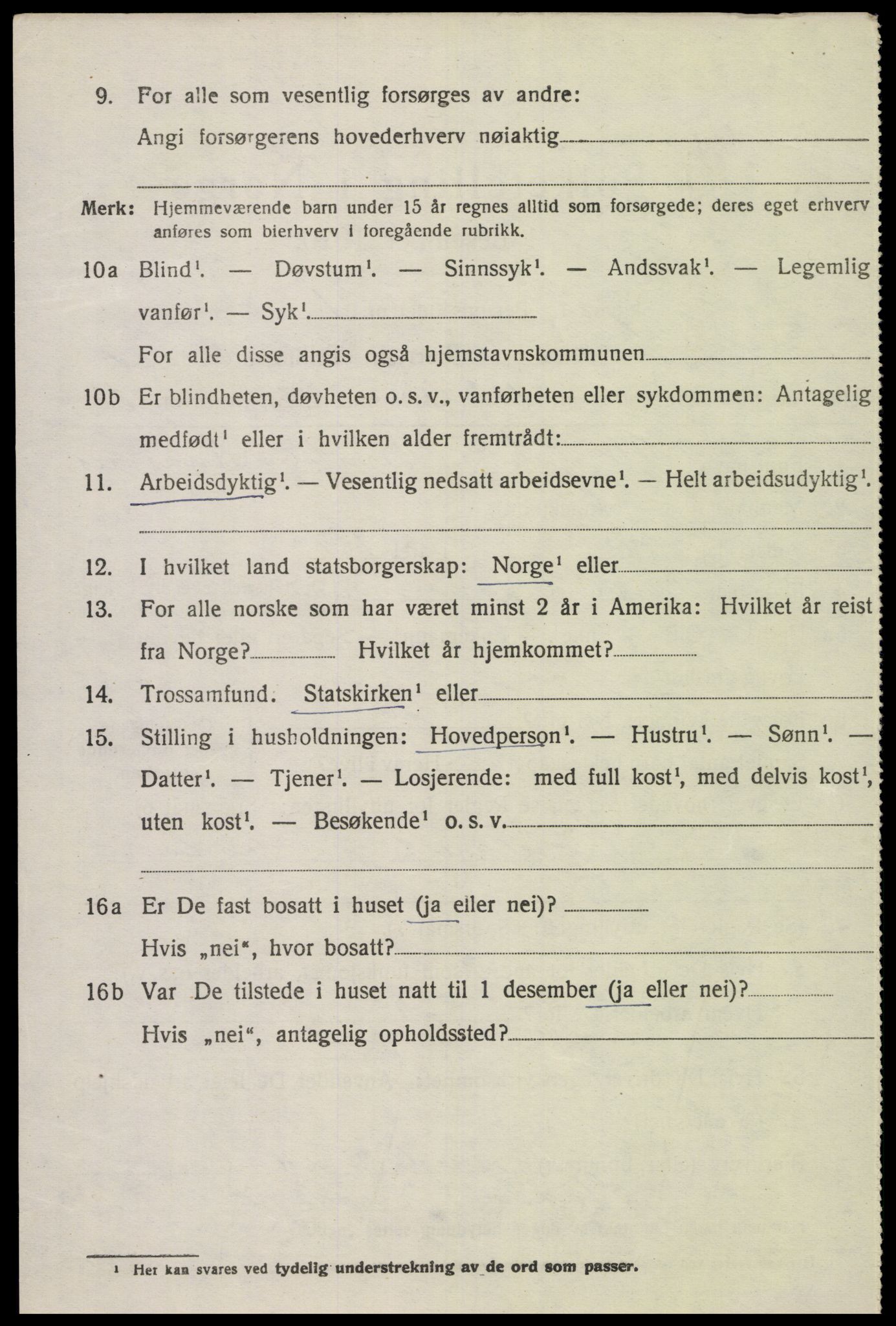 SAK, 1920 census for Lista, 1920, p. 5506